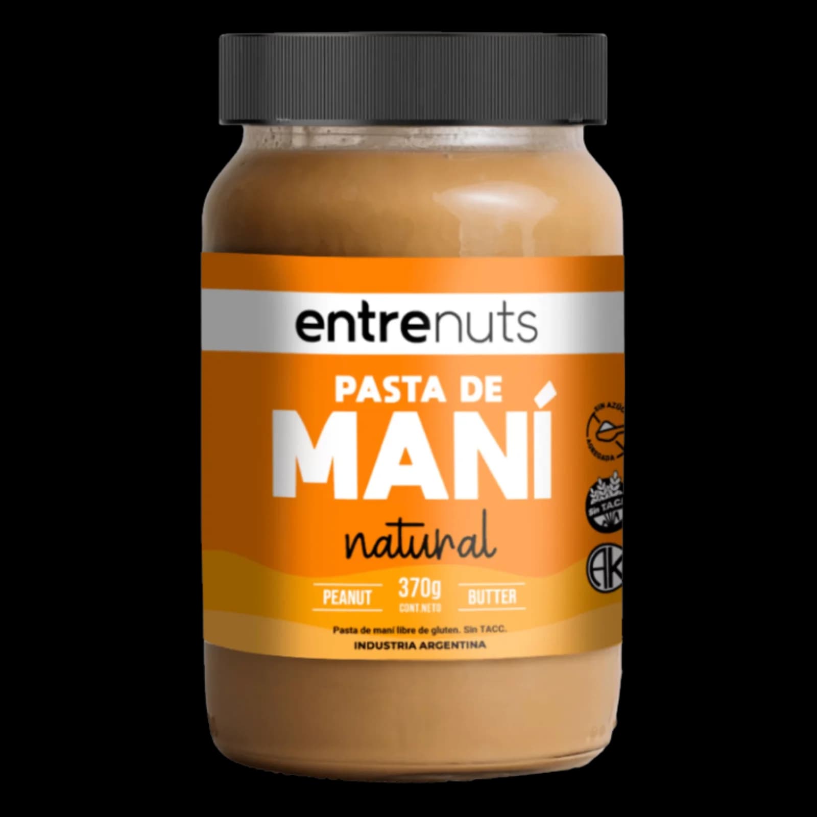 Entrenuts Natural Pasta de Maní 370g