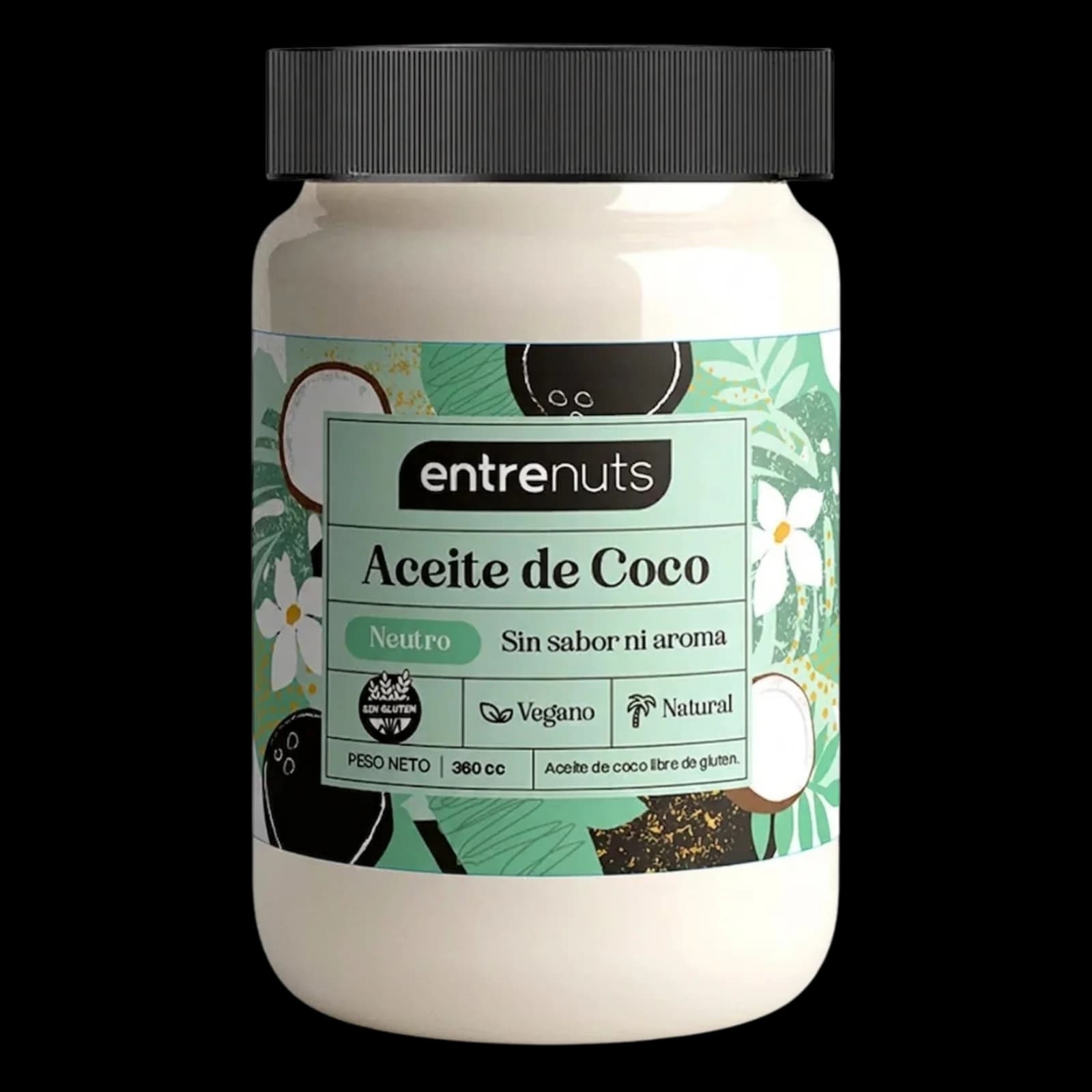 Entrenuts Aceite de Coco Neutro Natural 360cc