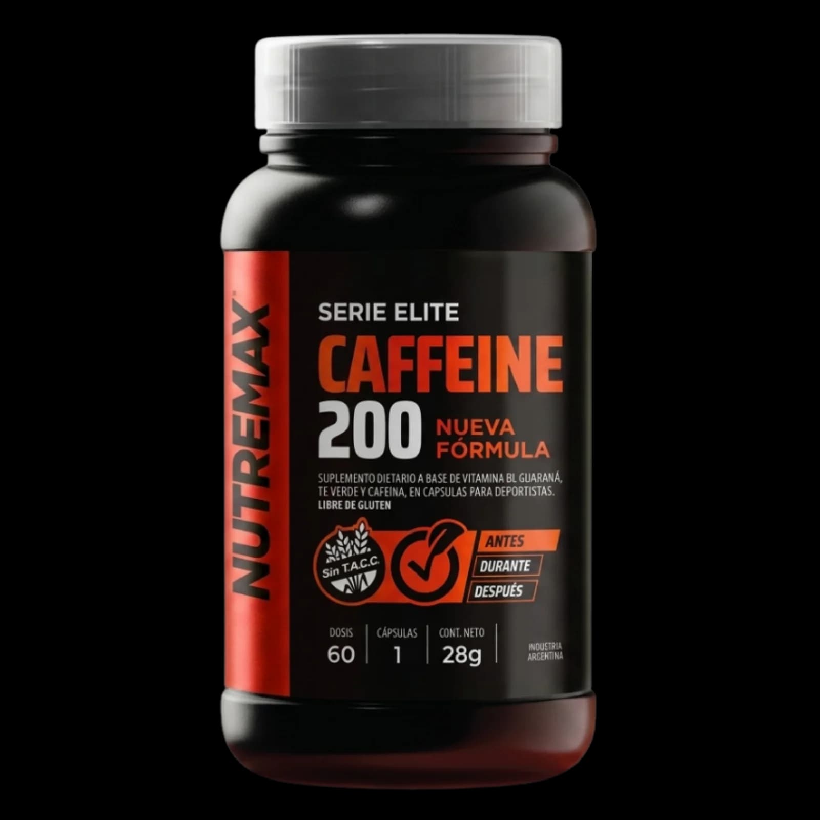 Nutremax Cafeína 200 60 cápsulas