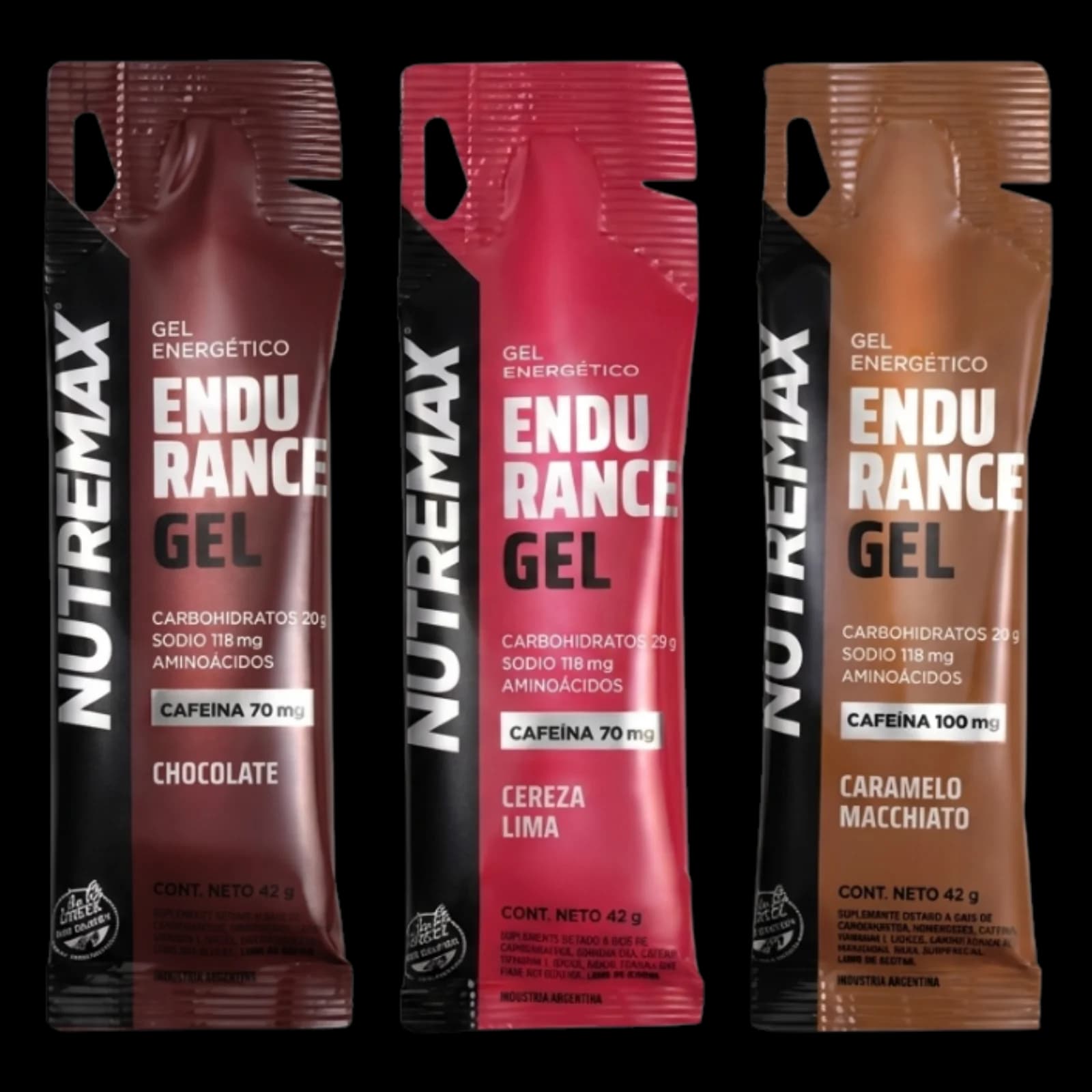 Nutremax Gel Endurance 3 sabores