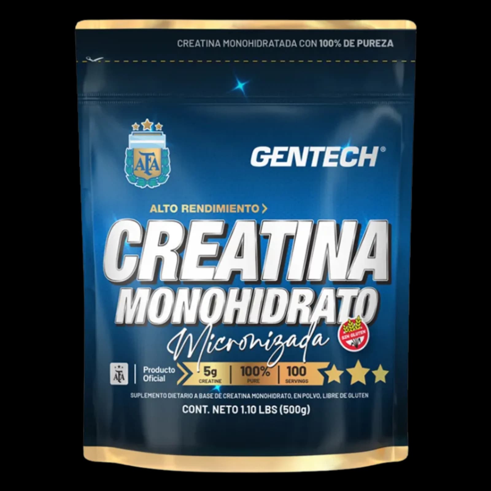 Gentech Creatina Monohidrato Micronizada 500g