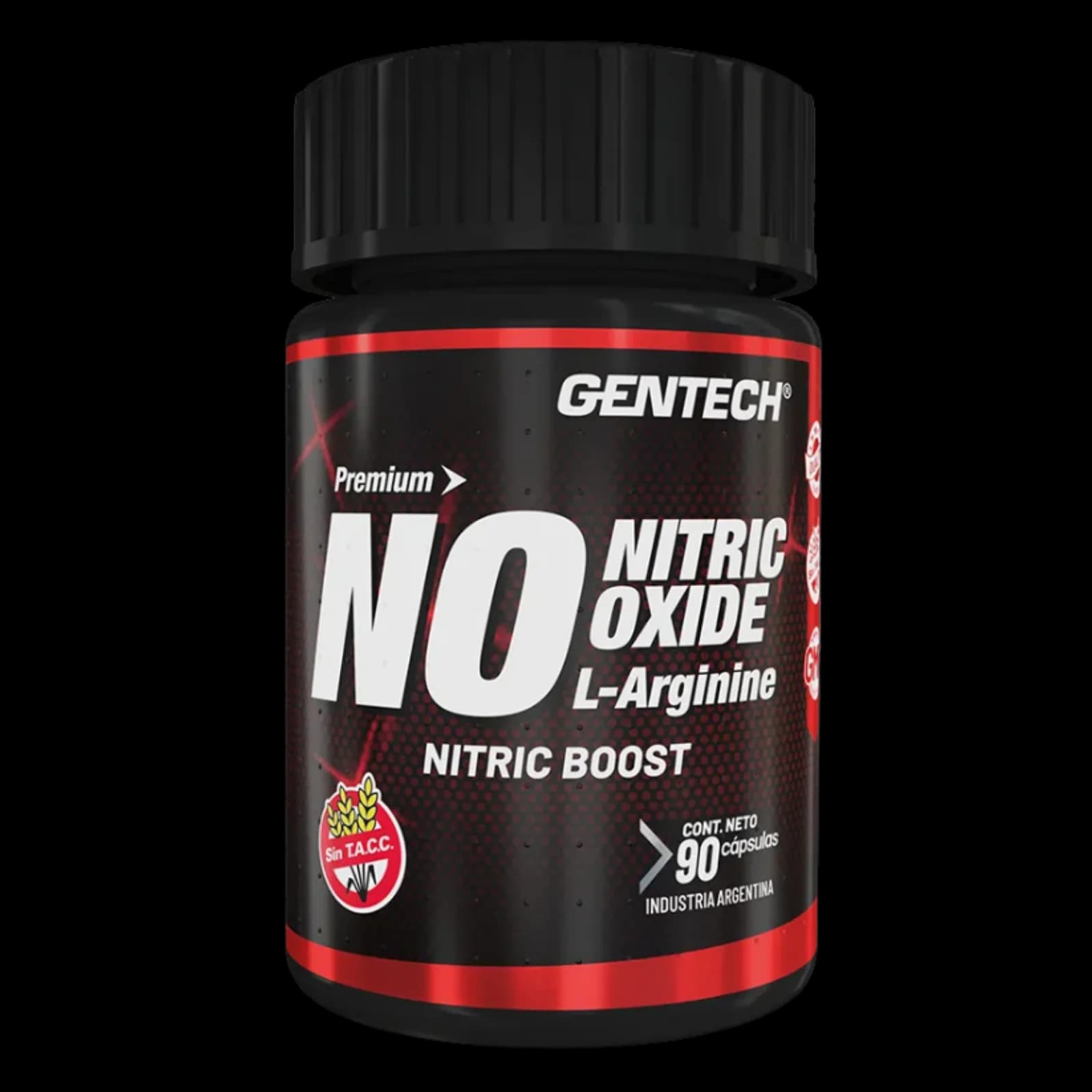 Gentech Óxido Nítrico L-Arginina 90 cápsulas