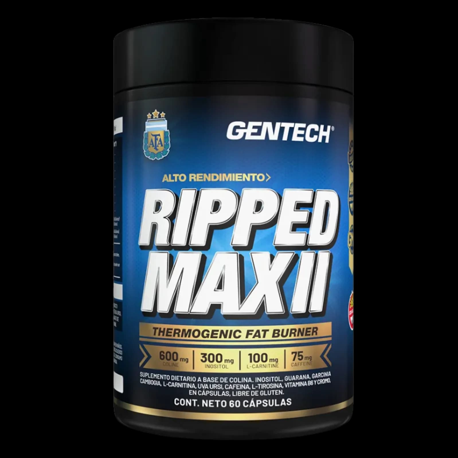 Gentech Ripped Max II 60 cápsulas