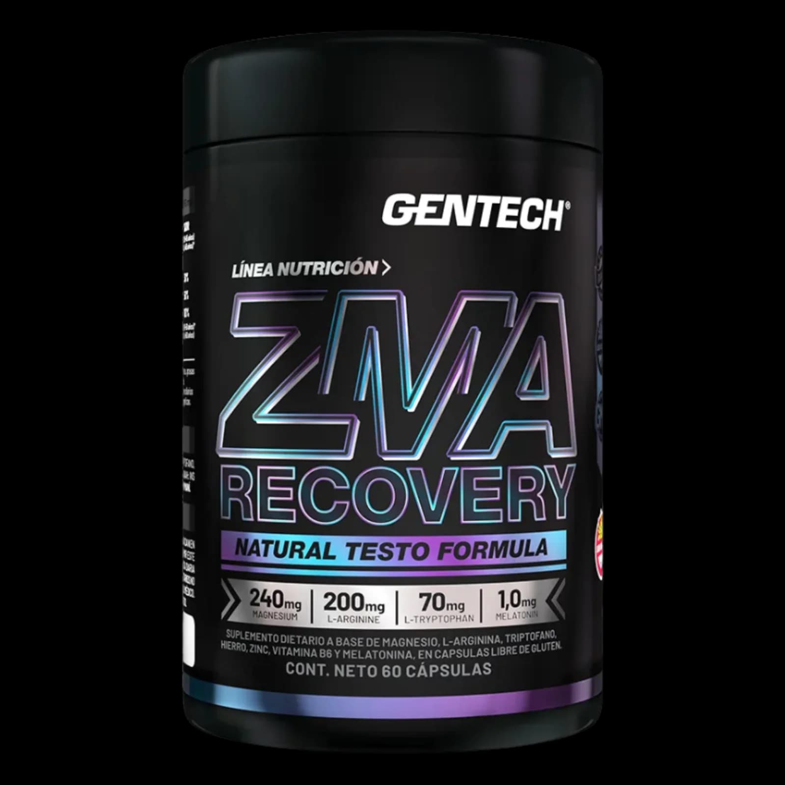 Gentech ZMA Recovery 60 cápsulas