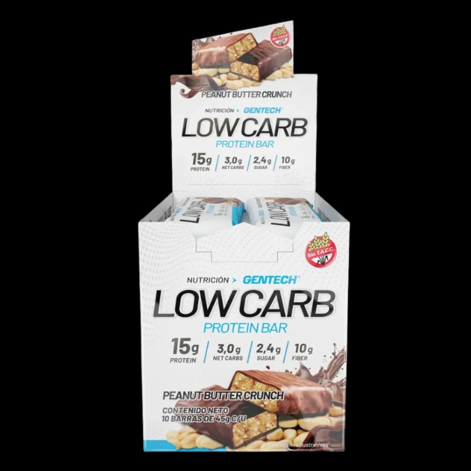Gentech Low Carb Peanut Butter Caja 10