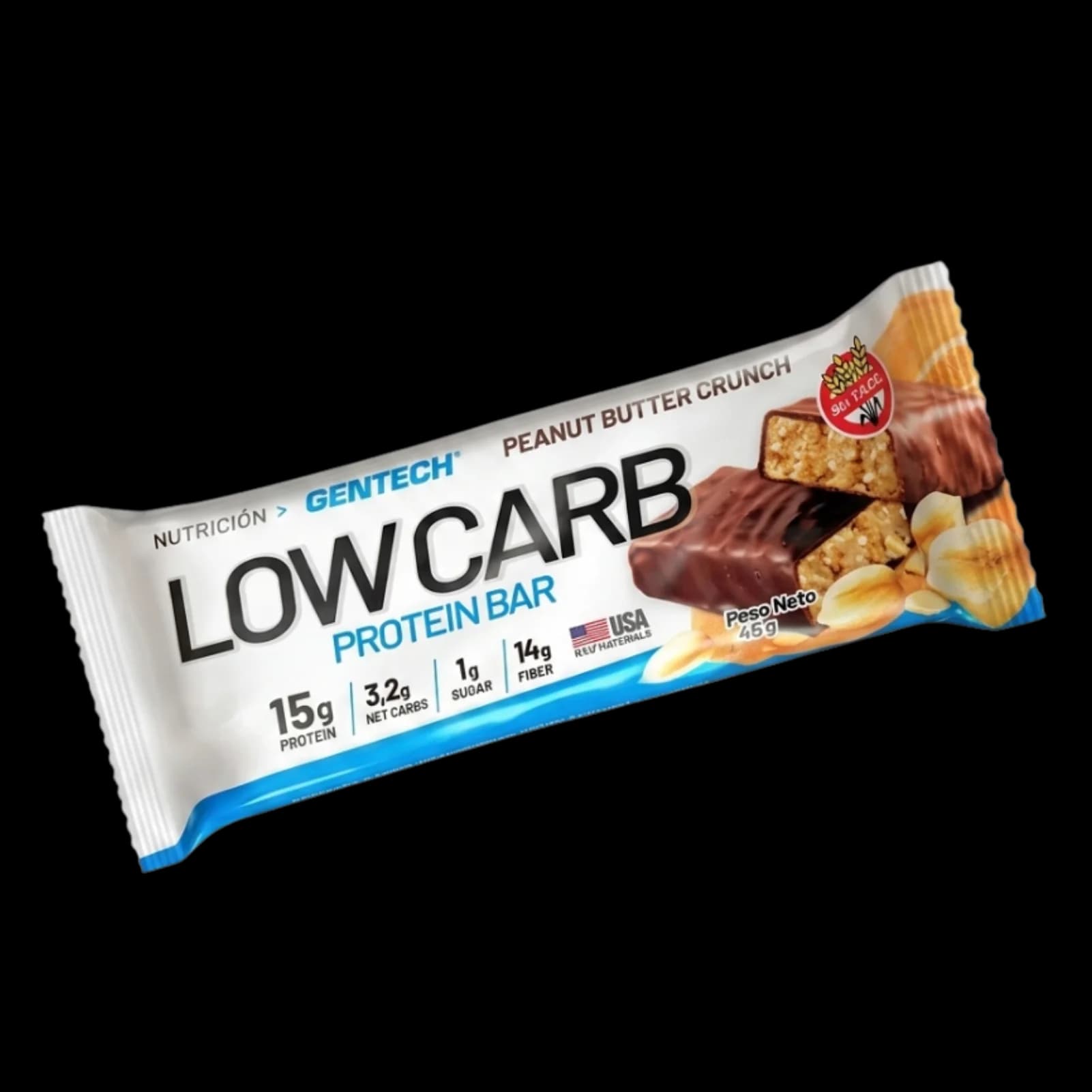 Gentech Low Carb Protein Bar Peanut Butter