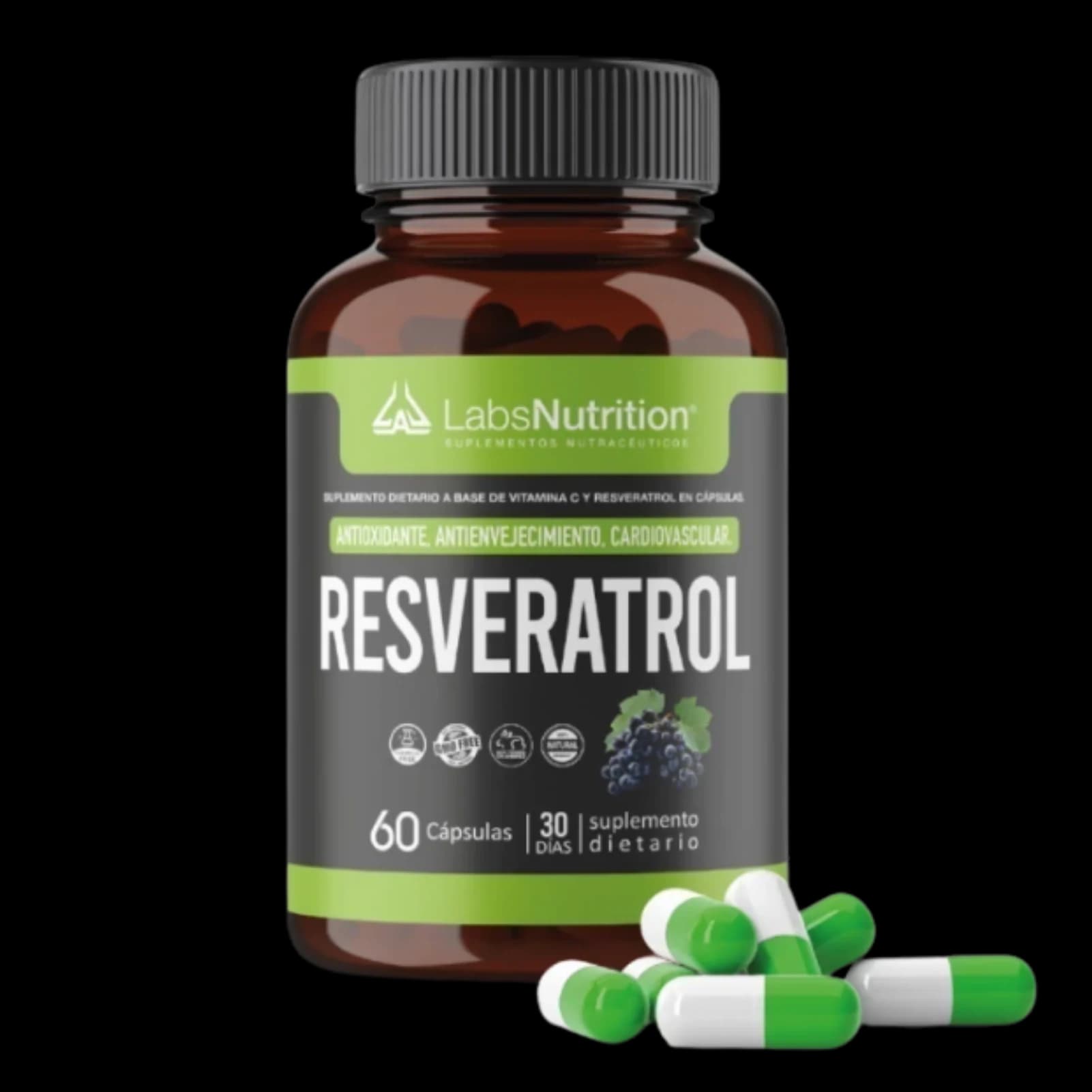 Labs Nutrition Resveratrol 60 cápsulas