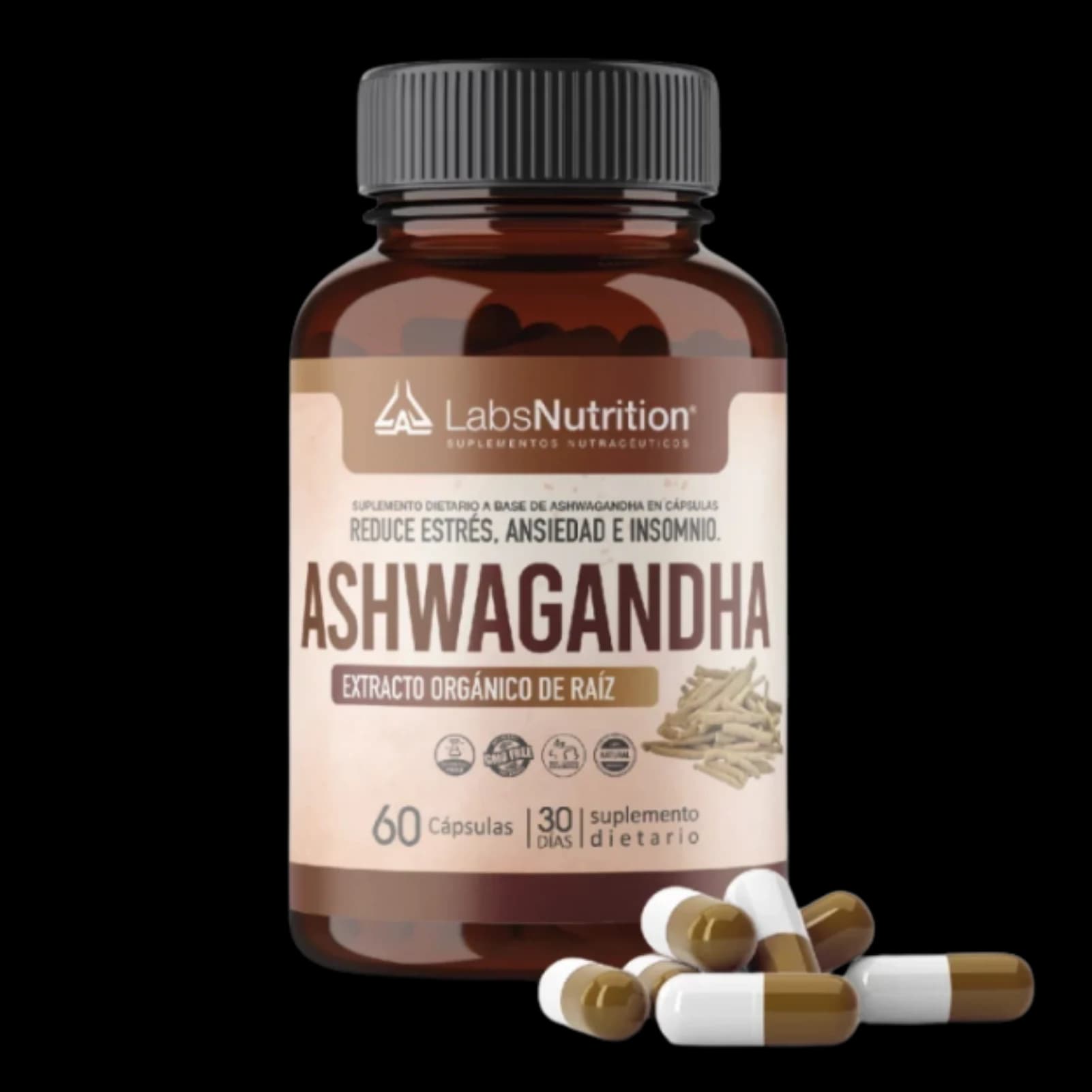 Labs Nutrition Ashwagandha 60 cápsulas