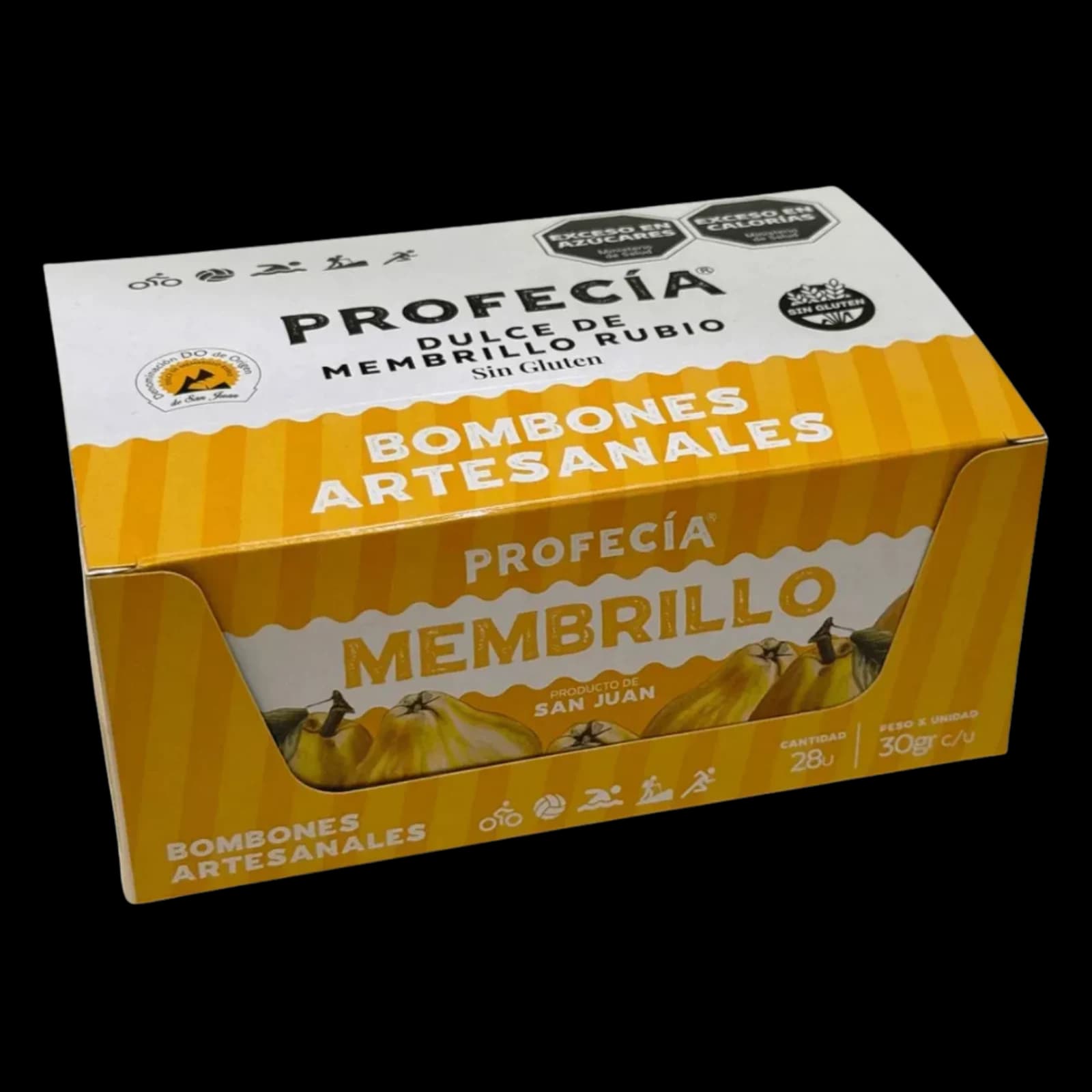 Profecía Membrillo Bombones Artesanales Caja 28