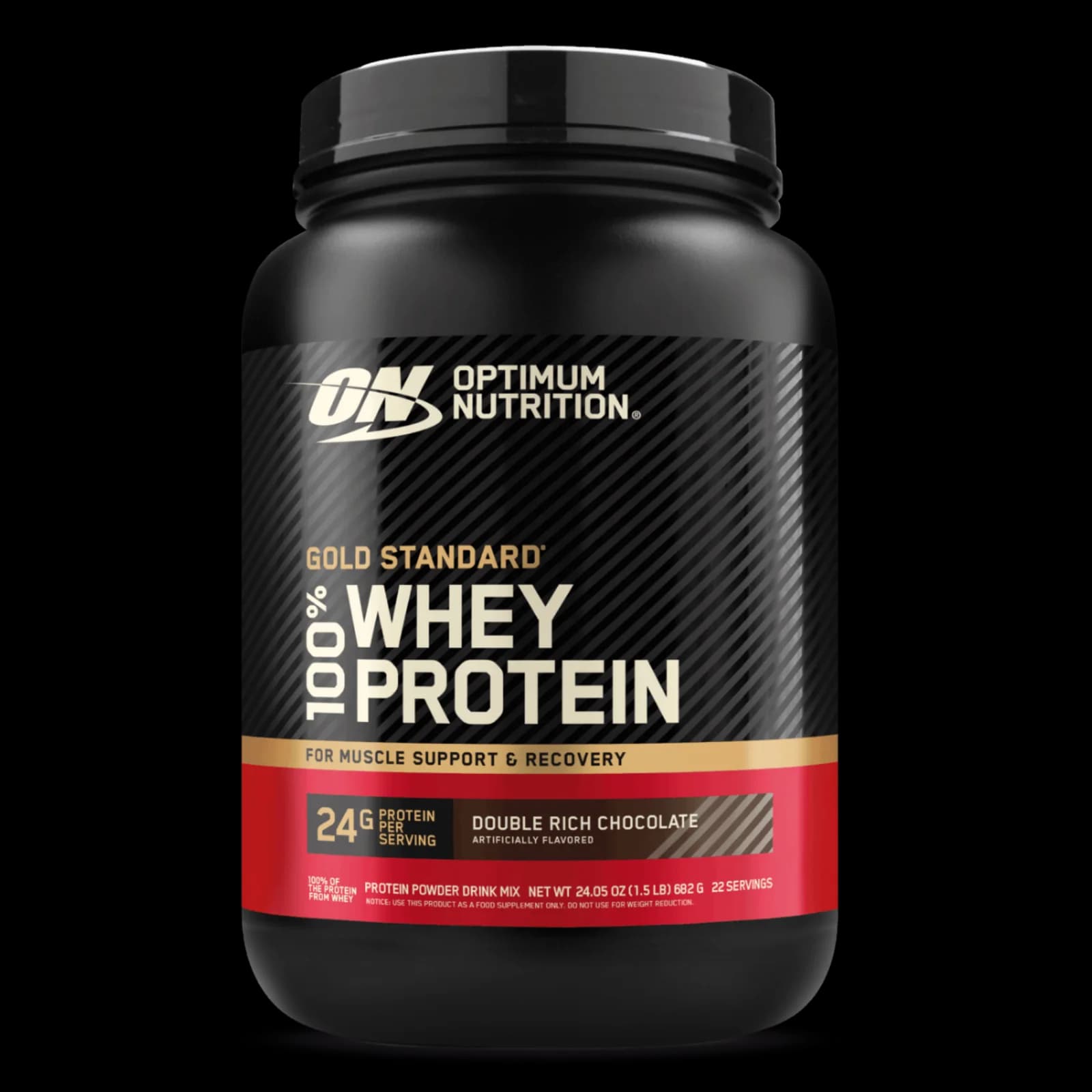 Optimum Nutrition Gold Standard 100% Whey 1.5Lb Double Rich Chocolate