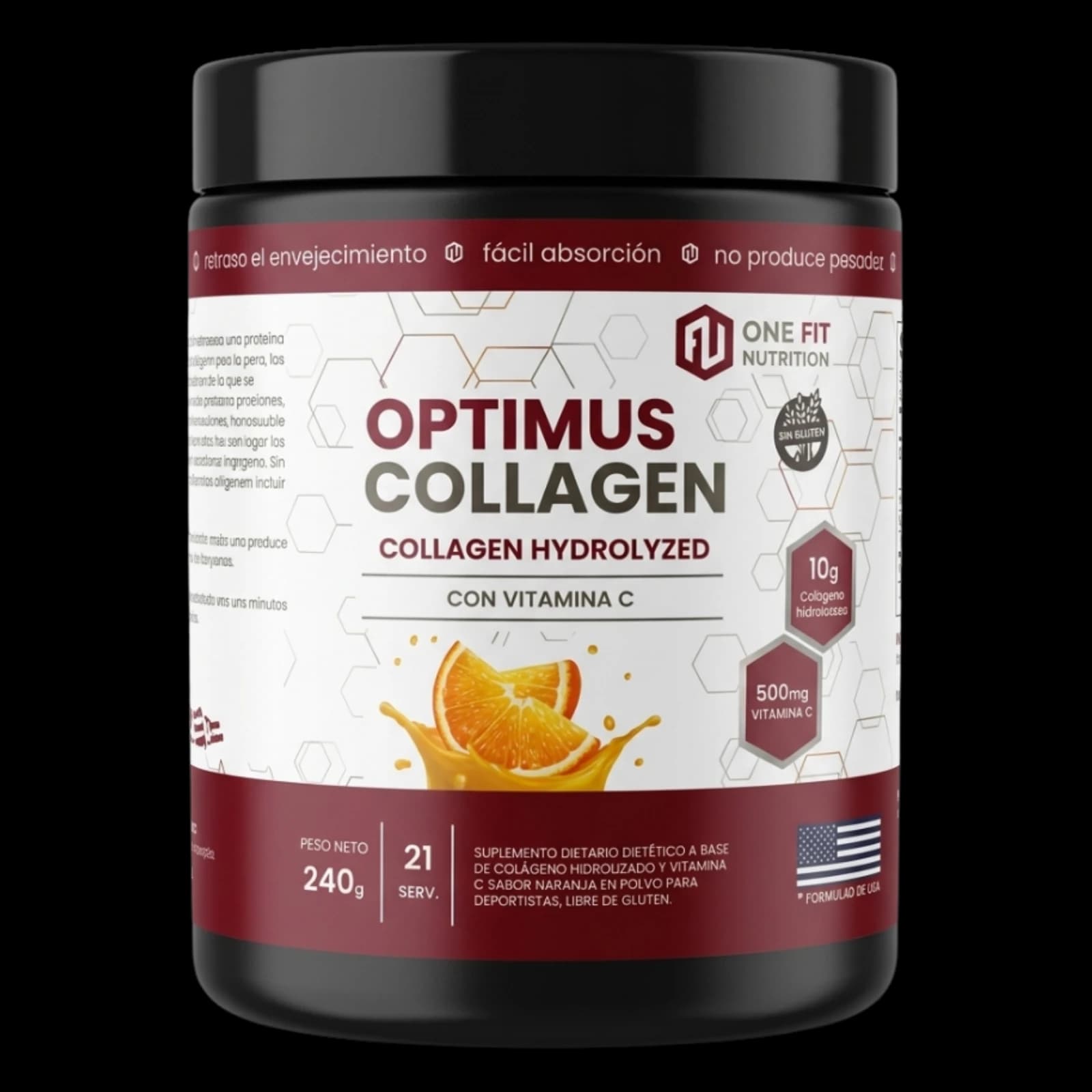 One Fit Optimus Collagen Hidrolized 240g