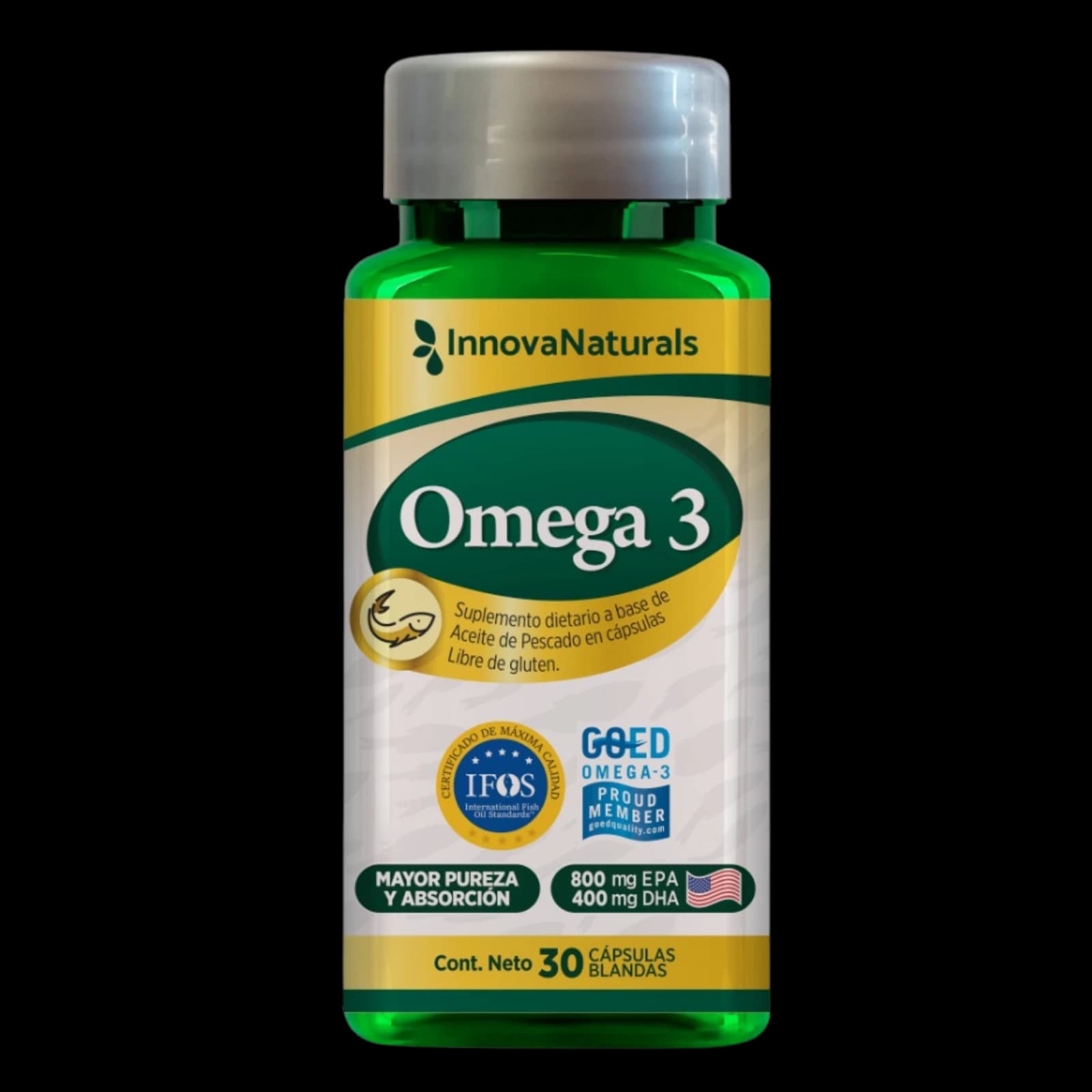 InnovaNaturals Omega 3 – 30 cápsulas