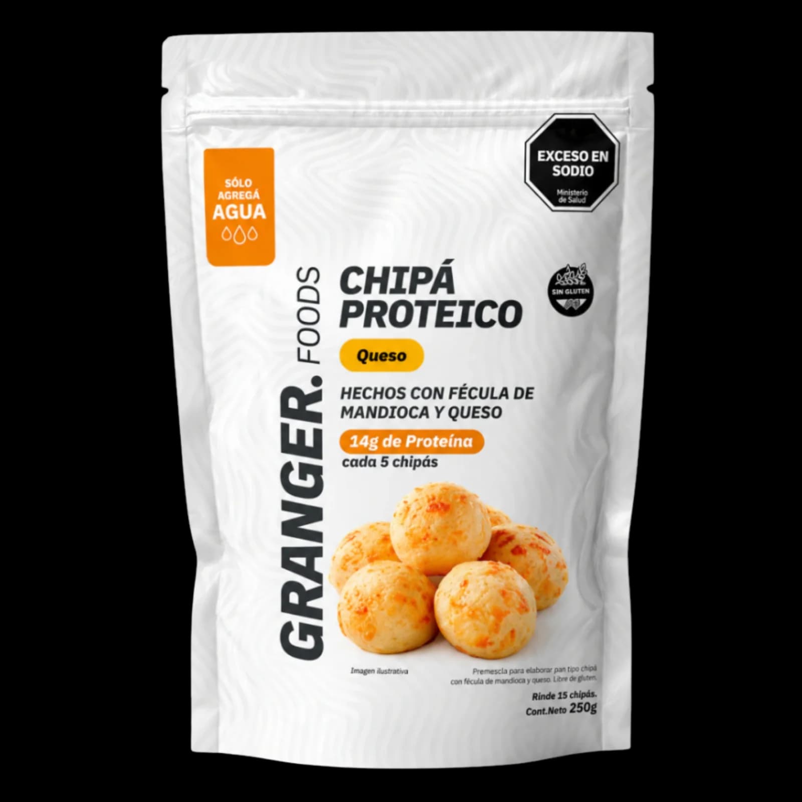 Granger Chipá Proteico Queso 250g — imagen 1