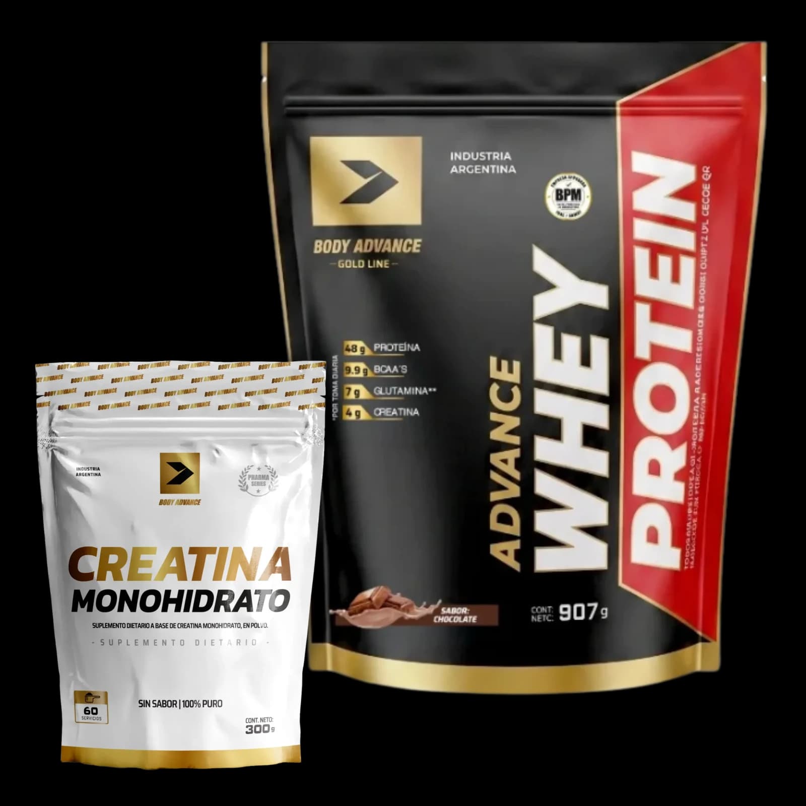 Combo Body Advance Whey Protein Doypack 2lbs + Creatina Doypack 300g