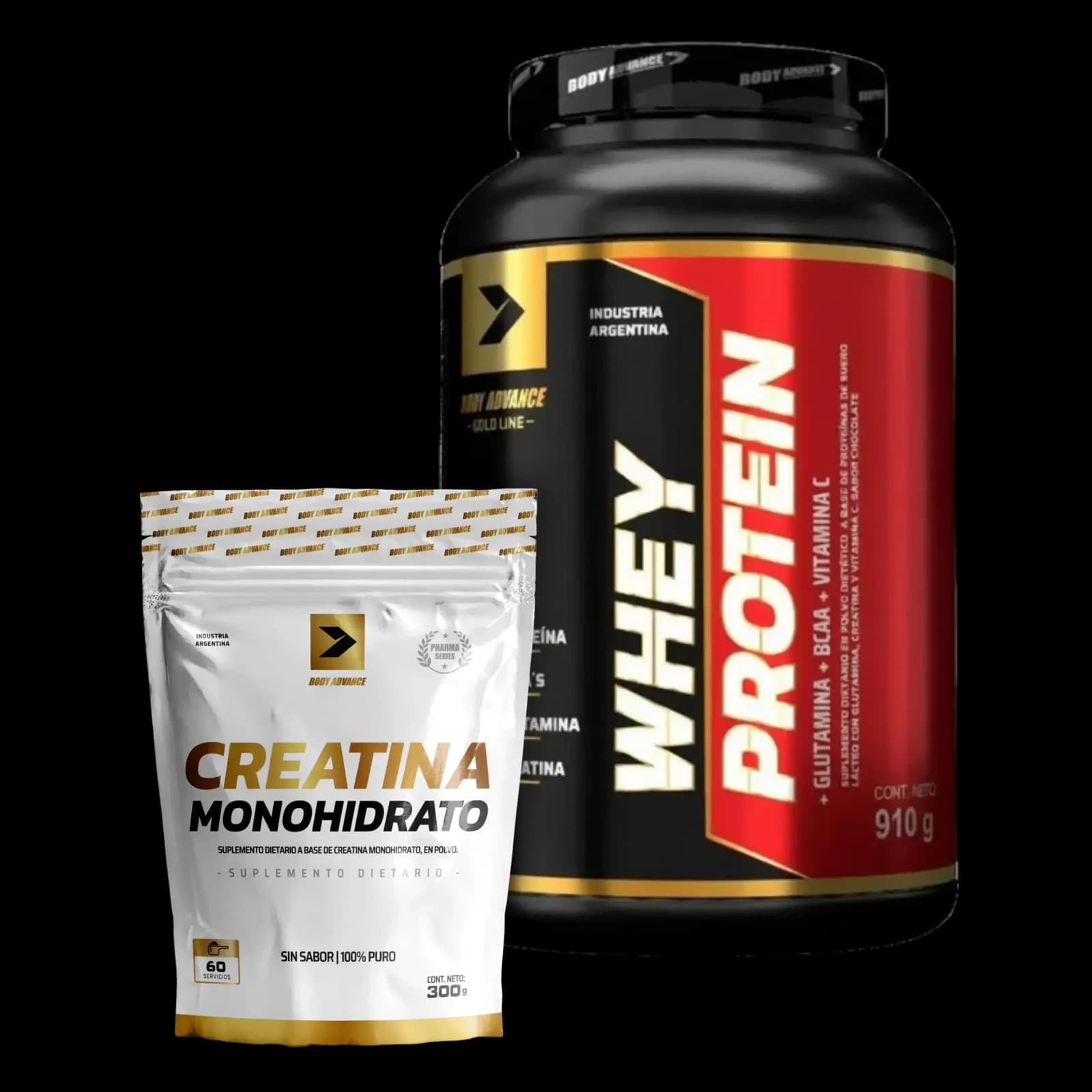 Combo Body Advance Whey Protein 2lbs + Creatina Doypack 300g
