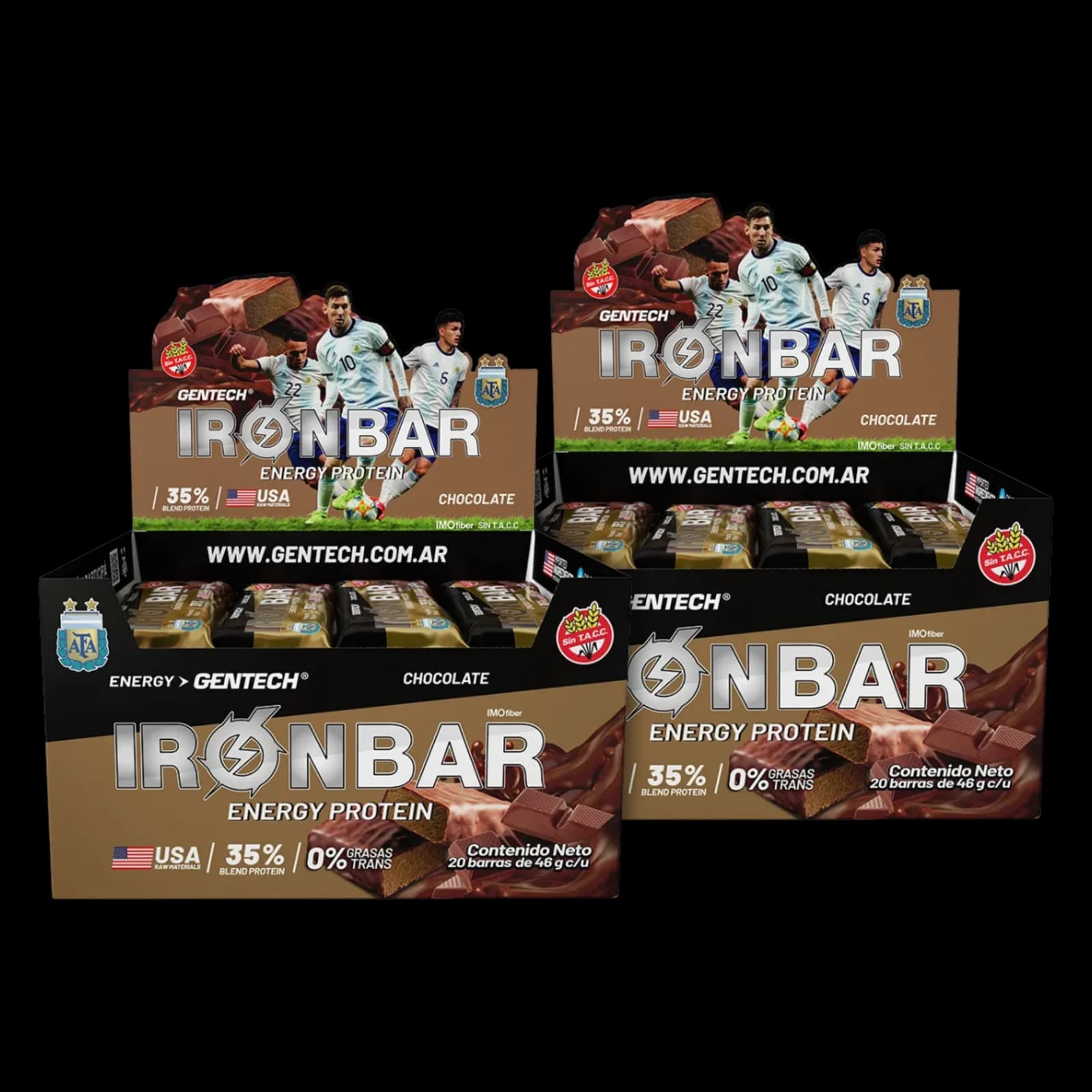 Combo Gentech IronBar - Caja 20 unidades x2