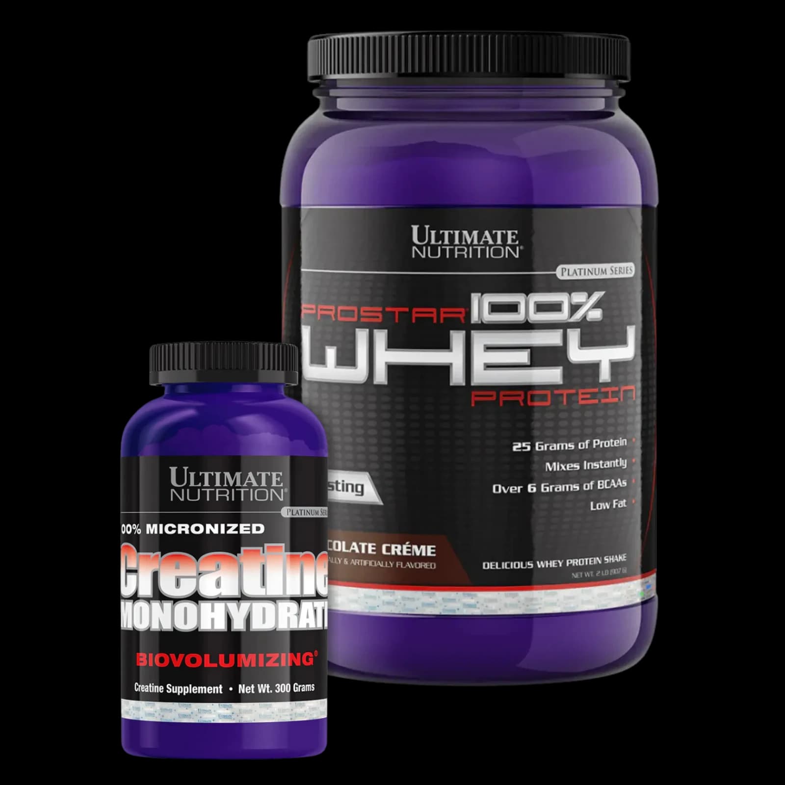 Combo Ultimate Nutrition Prostar Whey Protein 100% 2lbs + Creatina 300g