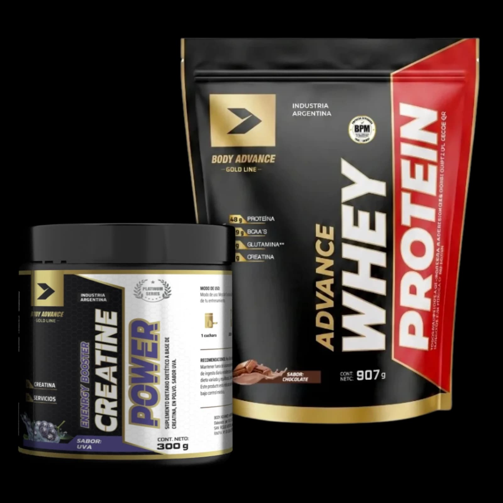 Combo Body Advance Whey Protein Doypack 2lbs + Creatina Power 300g
