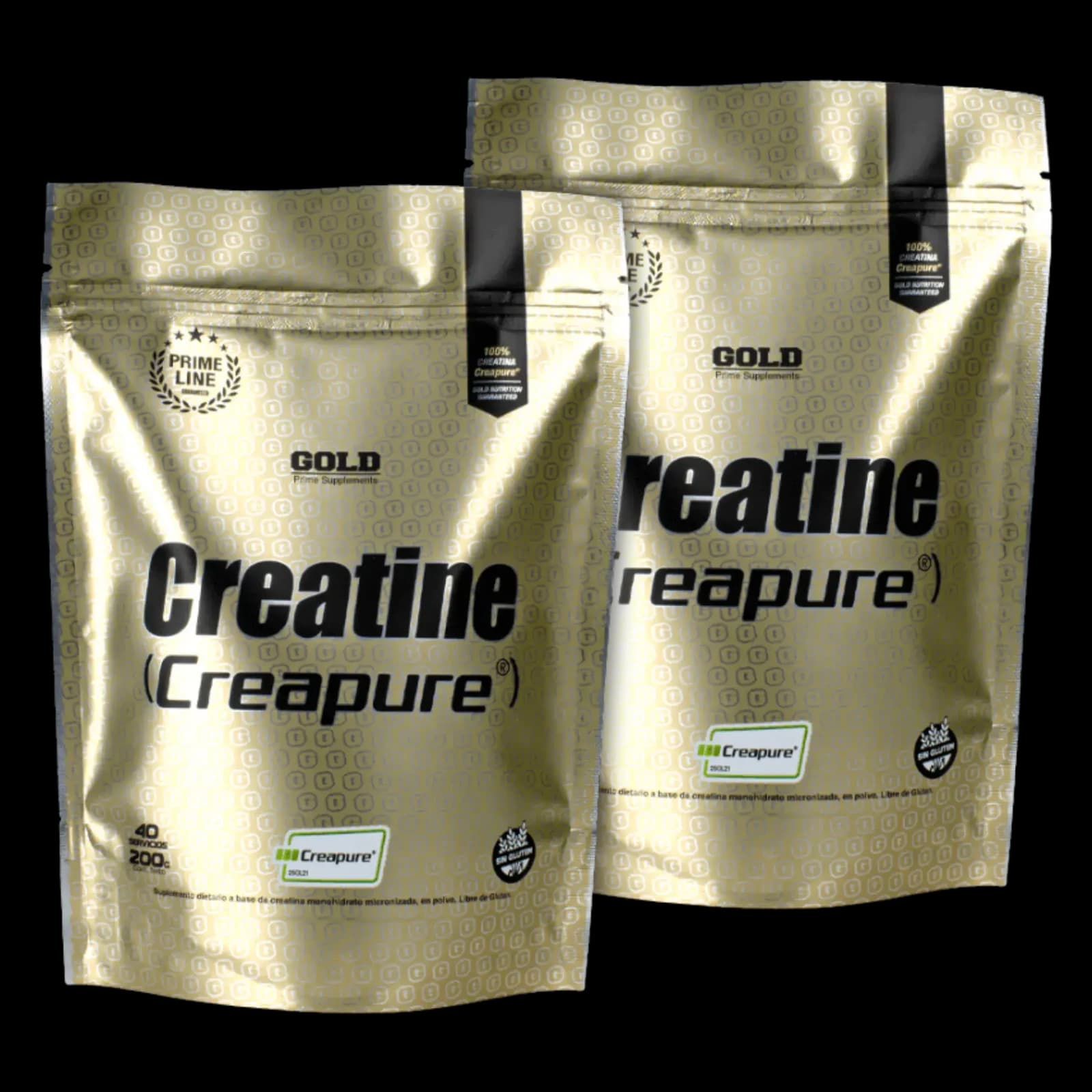 Combo Gold Nutrition Creapure Creatina Monohidrato Micronizada 200g x2