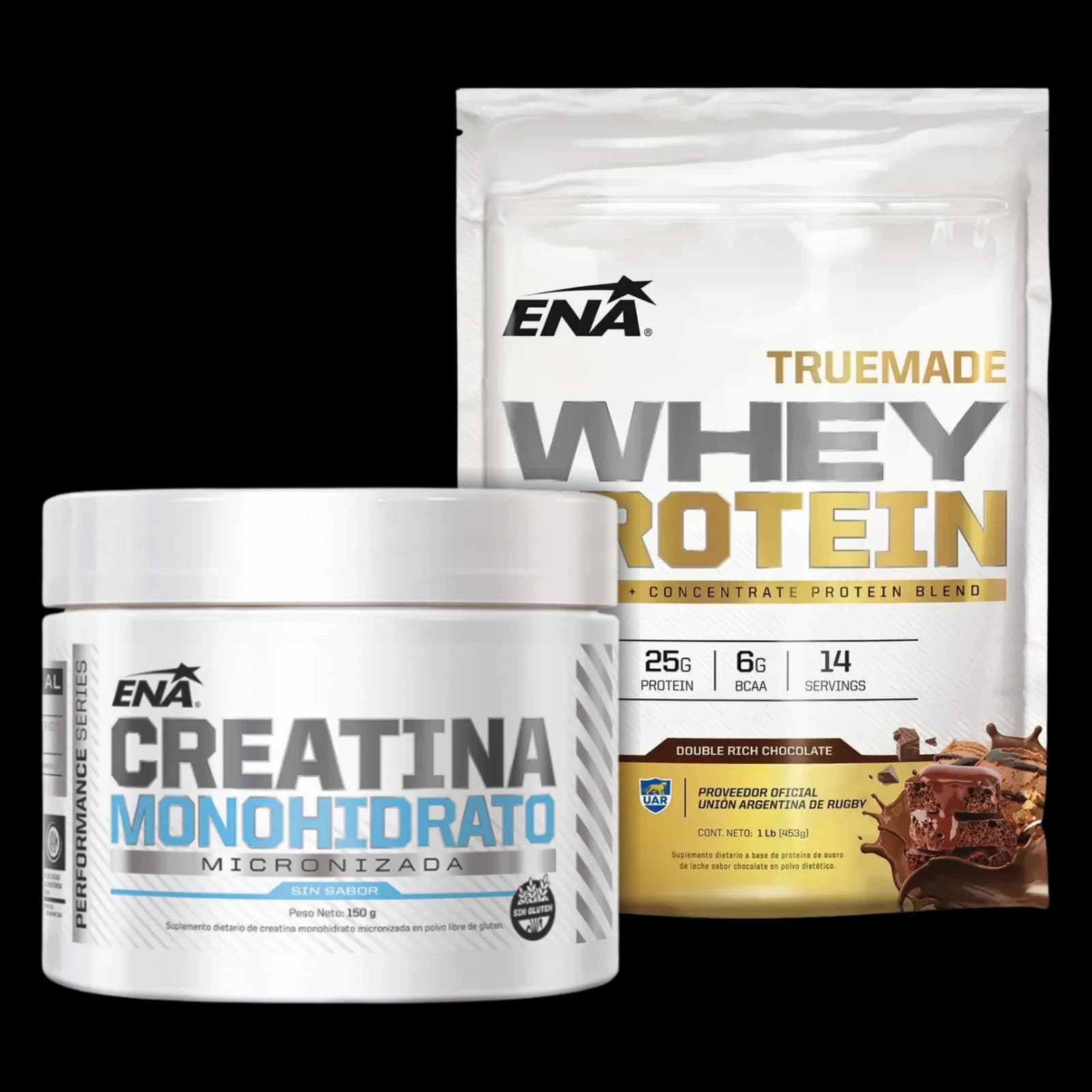 Combo ENA Truemade Whey Protein 1Lb + Creatina 150g