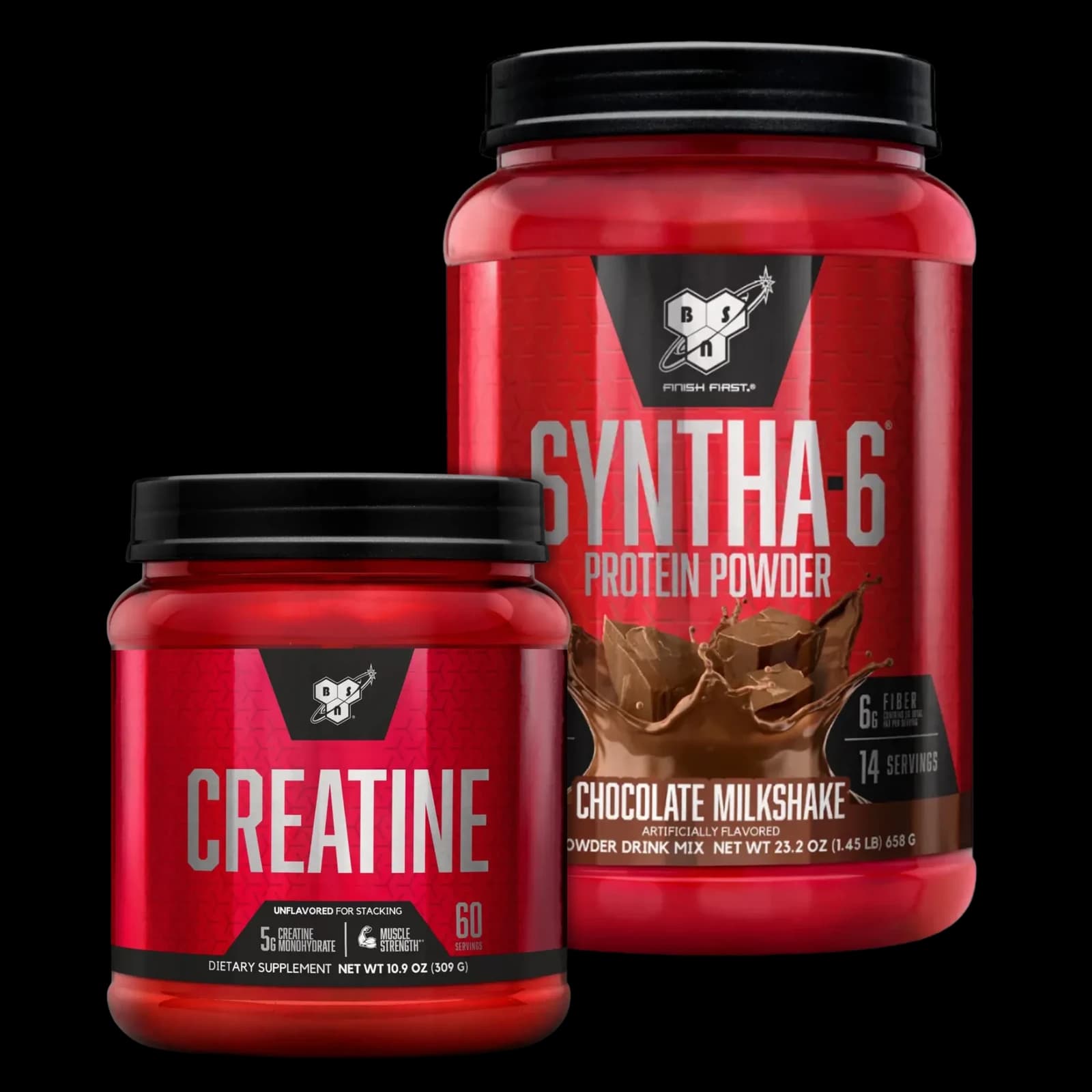 Combo BSN Syntha 6 Whey Protein 1.45lbs + Creatina 309g