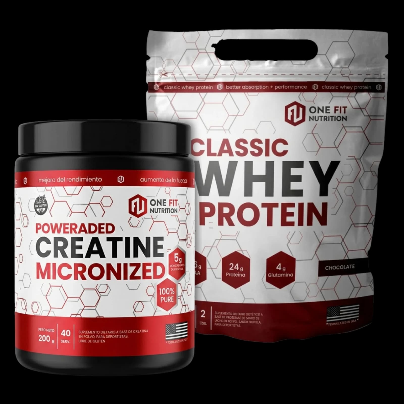 Combo One Fit Whey Protein 2Lb + Creatina 200g