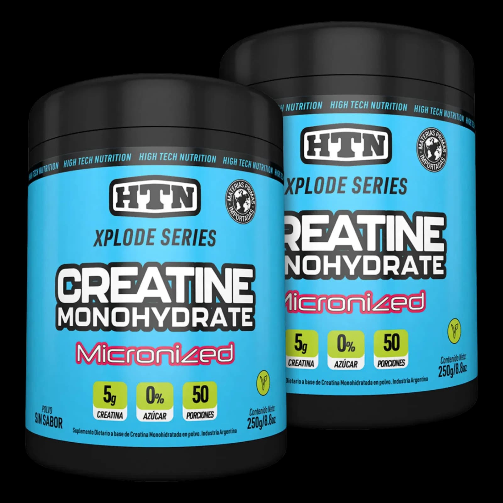 Combo HTN Creatina Monohidrato Micronizada 250g x2