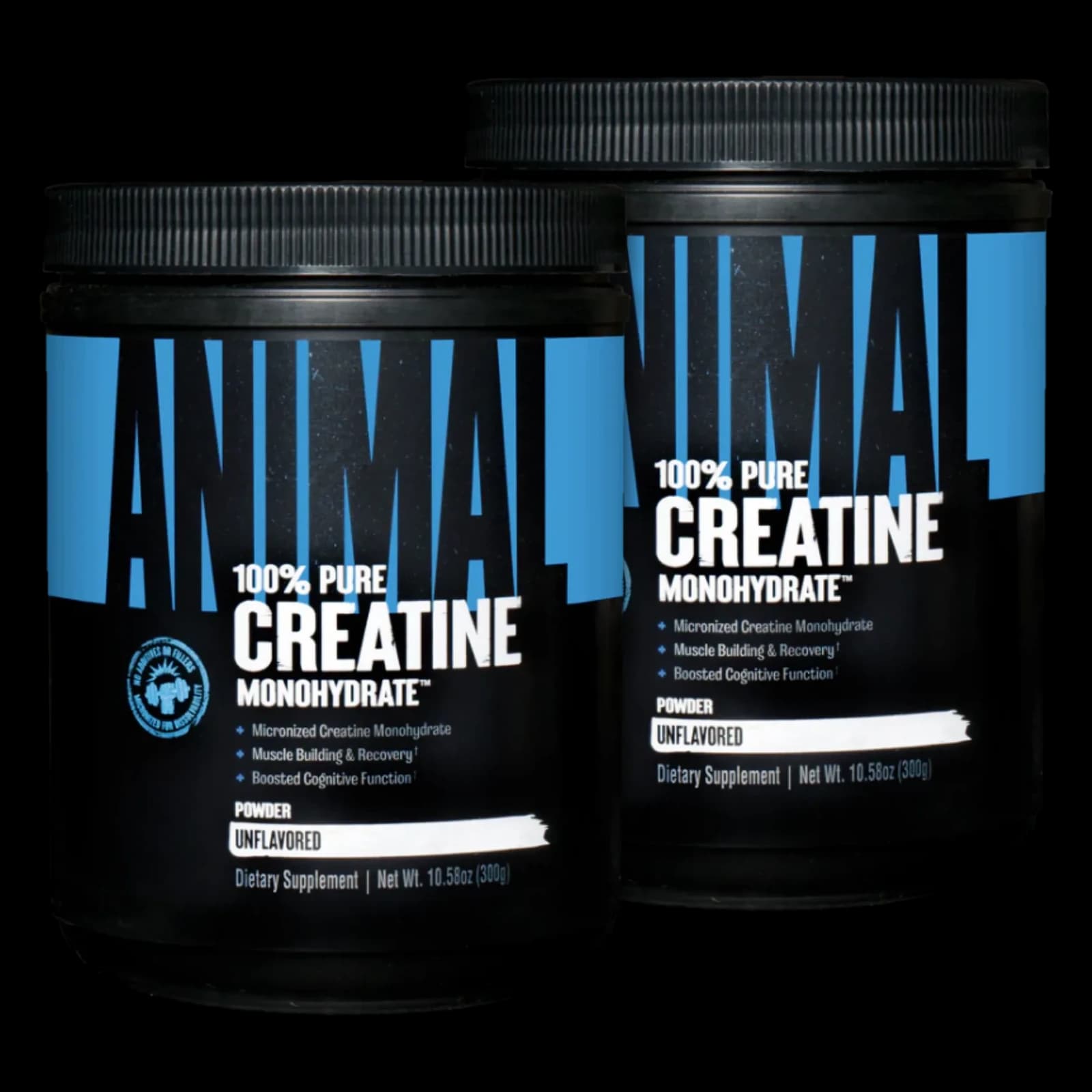 Combo Animal Creatina Monohidrato Micronizada 300g Universal Nutrition x2