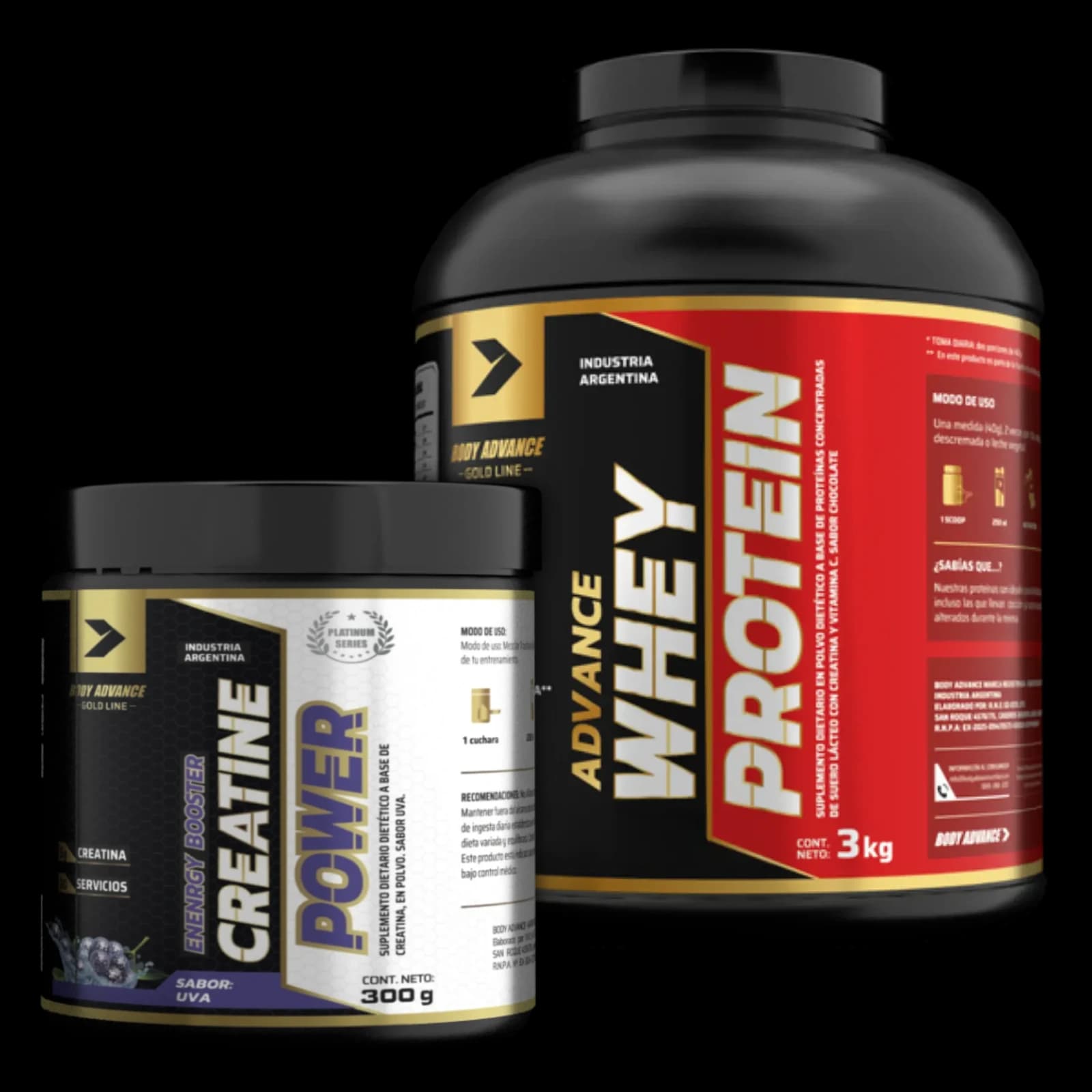 Combo Body Advance Whey Protein 3kg + Creatina Power 300g