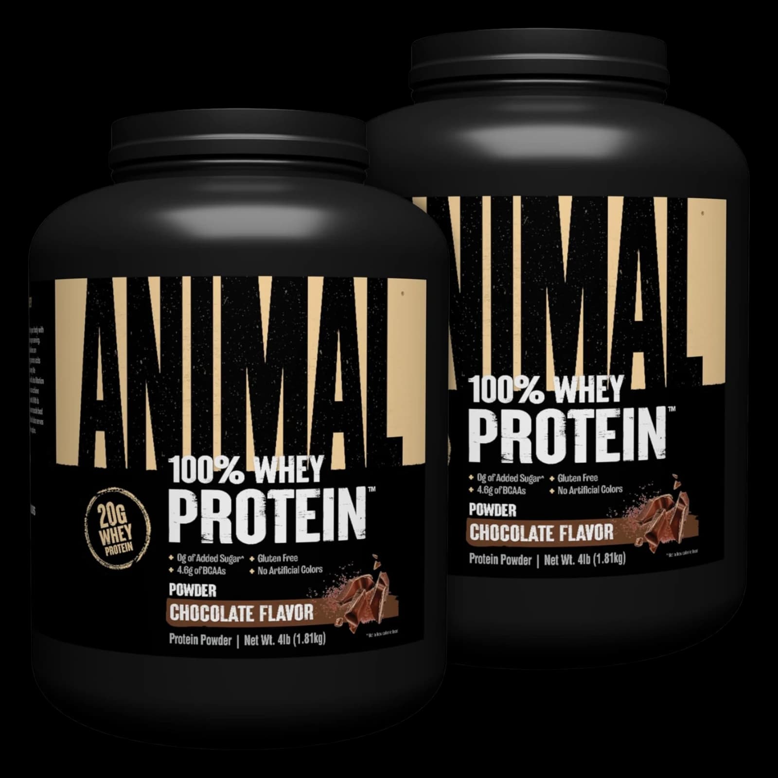 Combo Animal Whey Protein 4lbs Universal Nutrition x2