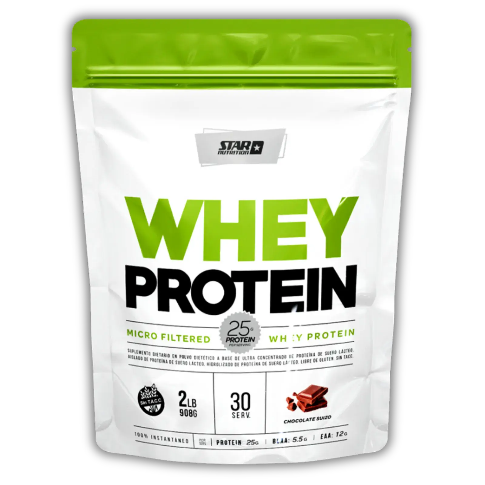 Star Nutrition Whey Protein DoyPack 2lbs — imagen 1