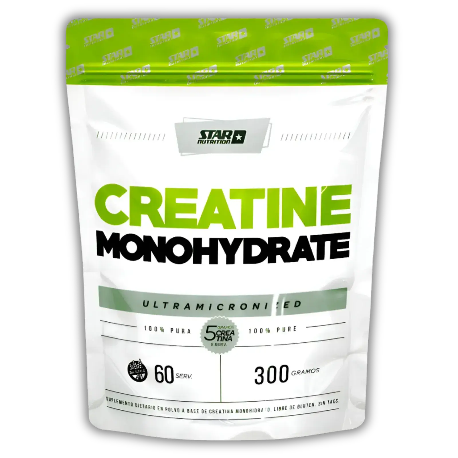 Star Nutrition Creatina Monohidrato Doypack 300g — imagen 1
