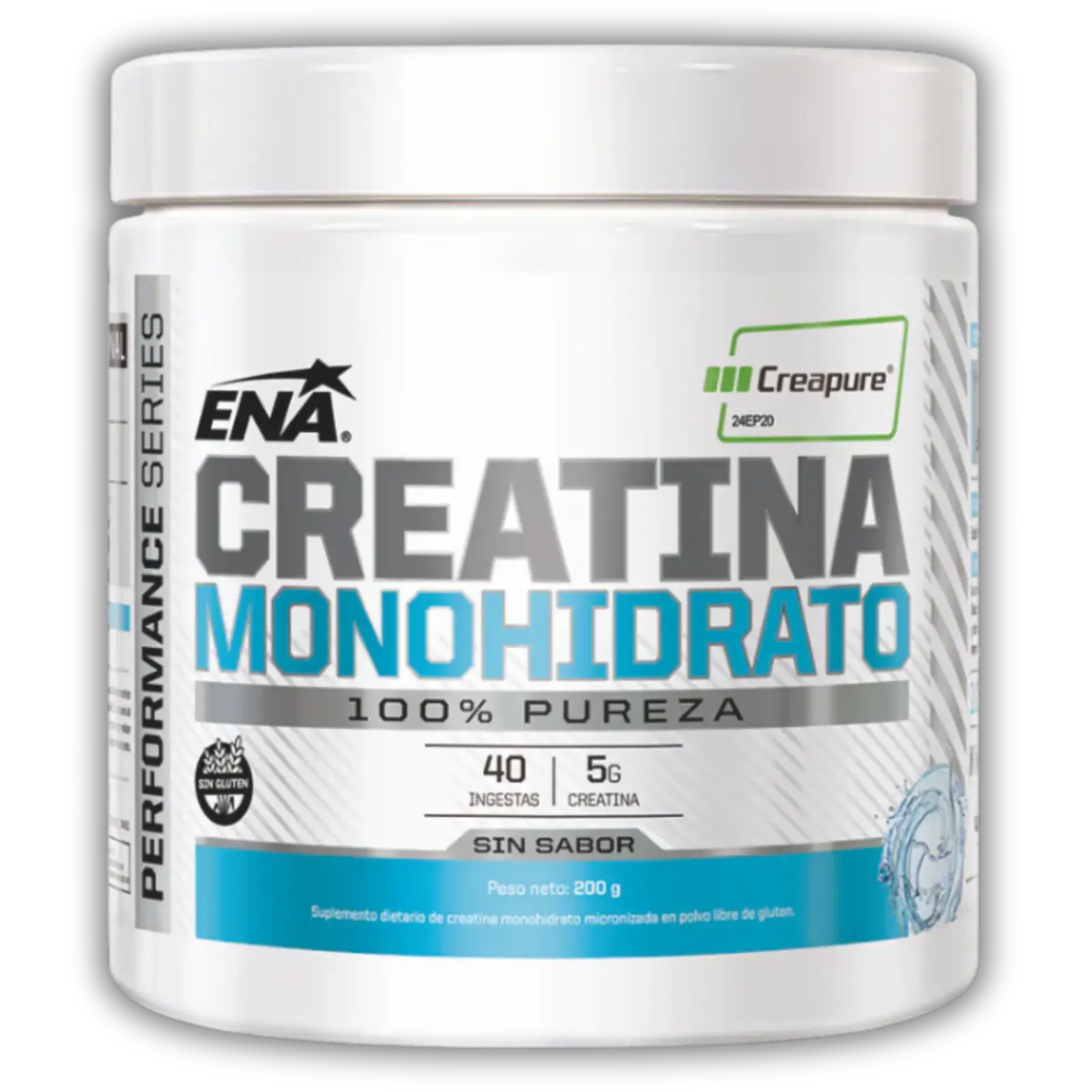 ENA Creapure Creatina Monohidrato Micronizada 200g — imagen 1