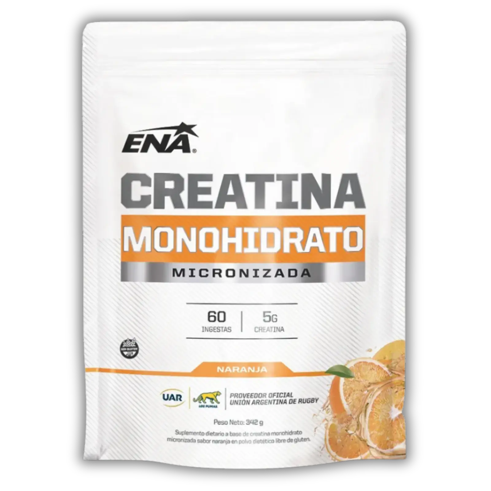 ENA Creatina Monohidrato Micronizada Naranja 342g — imagen 1
