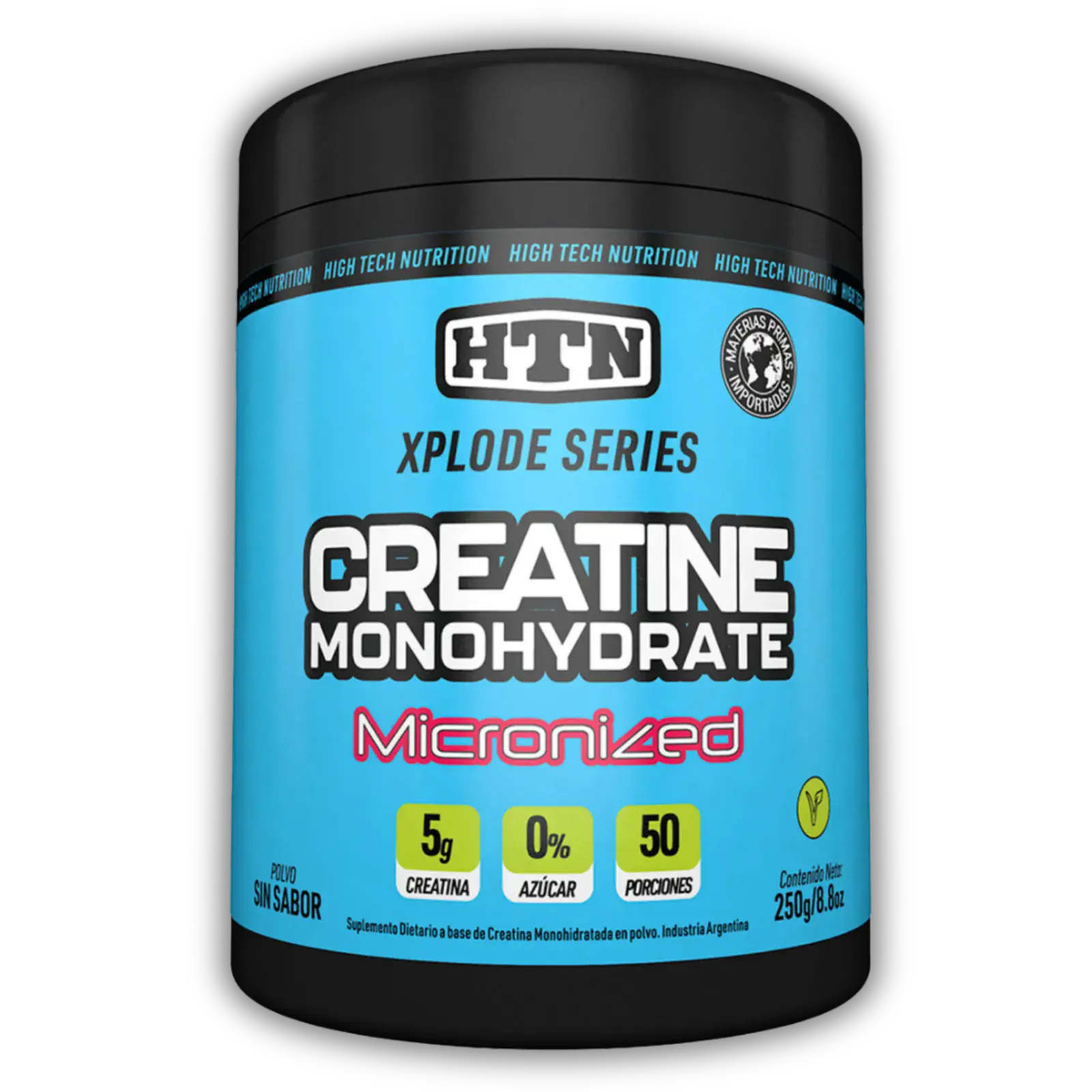 HTN Creatina Monohidrato Micronizada 250g — imagen 1