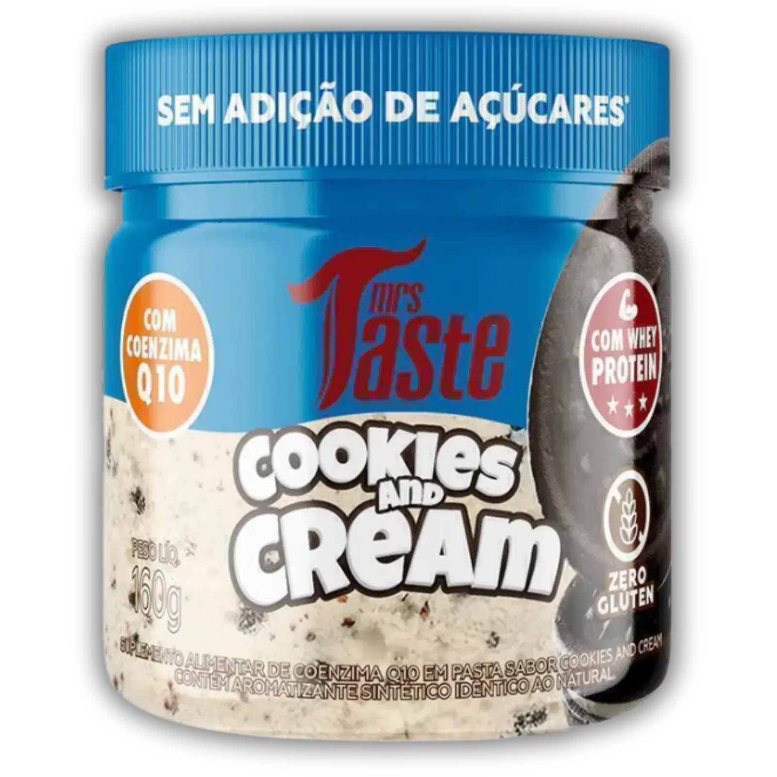 Mrs Taste Crema Untable Cookies and Cream con Whey Protein 160g — imagen 1