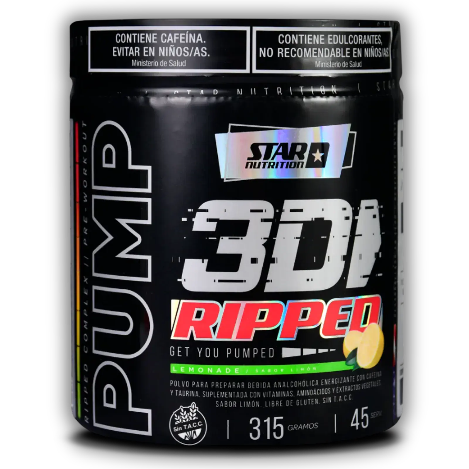 Star Nutrition Pump 3D Ripped 315g — imagen 1