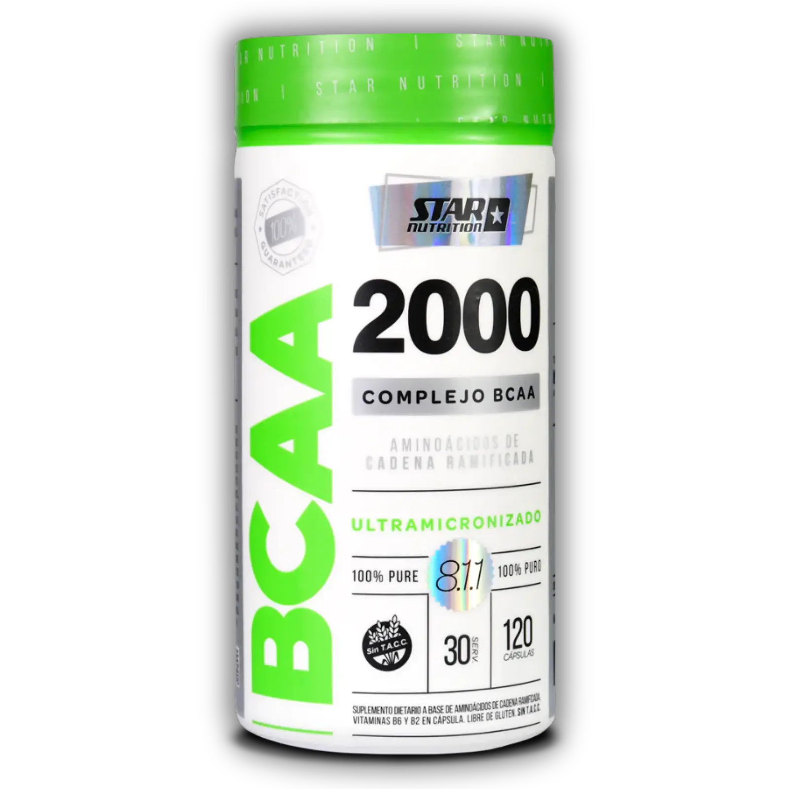 Star Nutrition Bcaa 2000 – 120 cápsulas — imagen 1