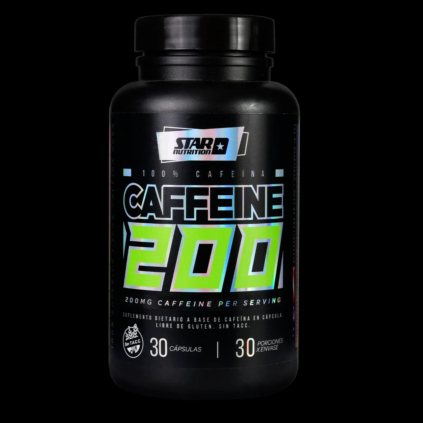 Star Nutrition Cafeína 200 – 30 cápsulas — imagen 1