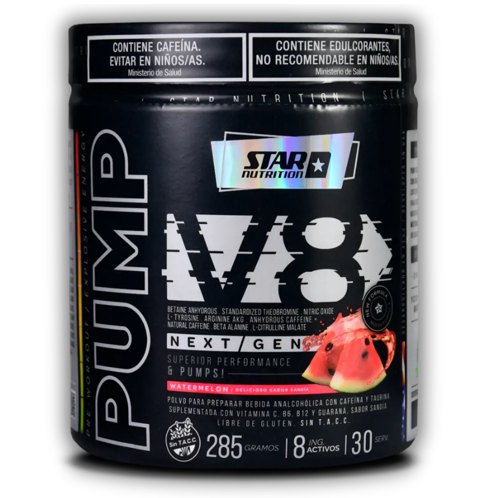 Star Nutrition Pump v8 Pre Workout 285g — imagen 1