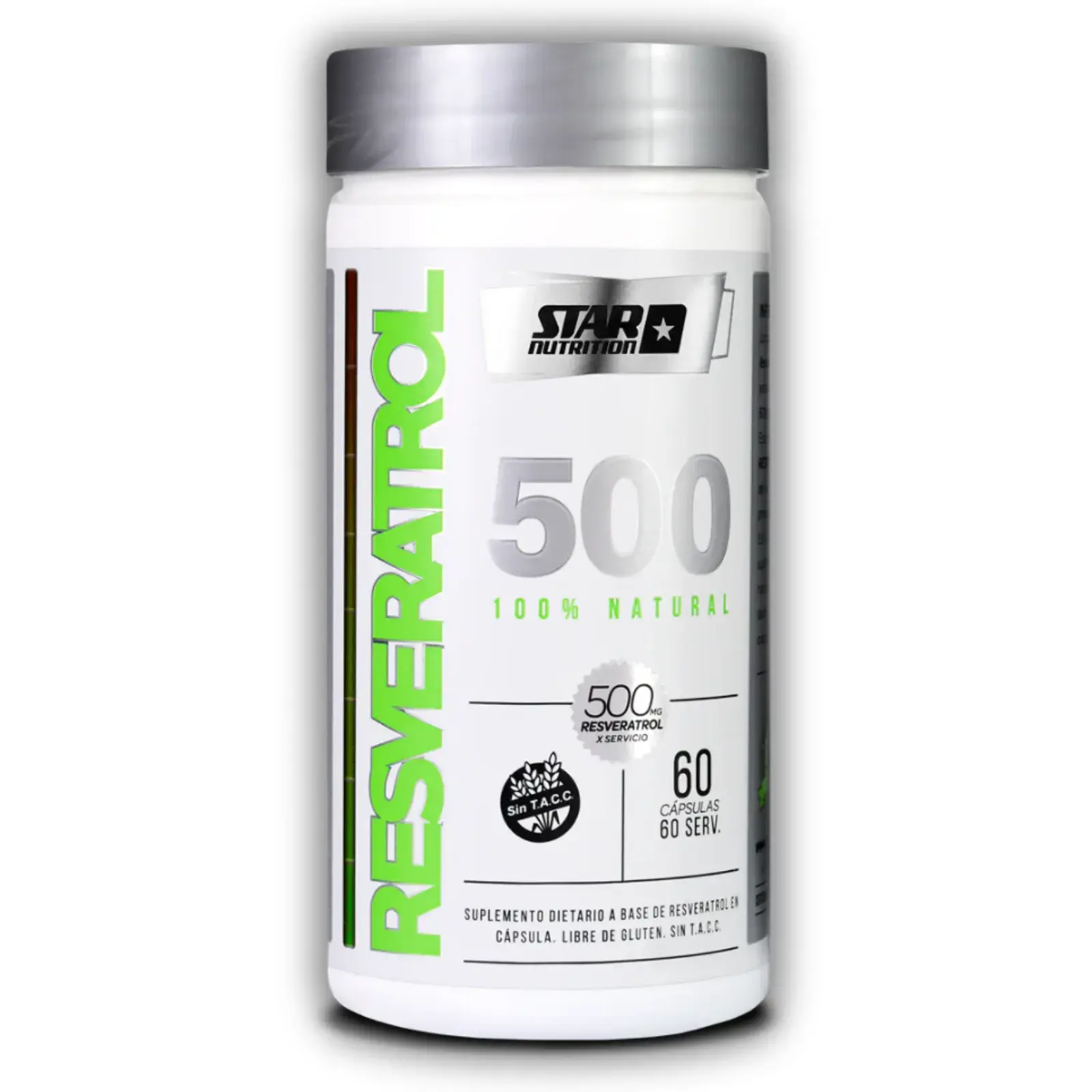 Star Nutrition Resveratrol 500 – 60 cápsulas — imagen 1