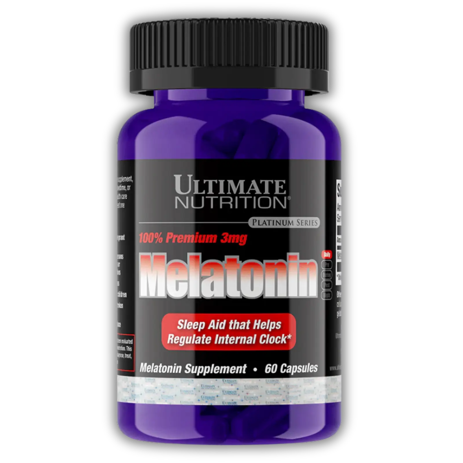 Ultimate Nutrition Melatonin 3mg – 60 cápsulas — imagen 1