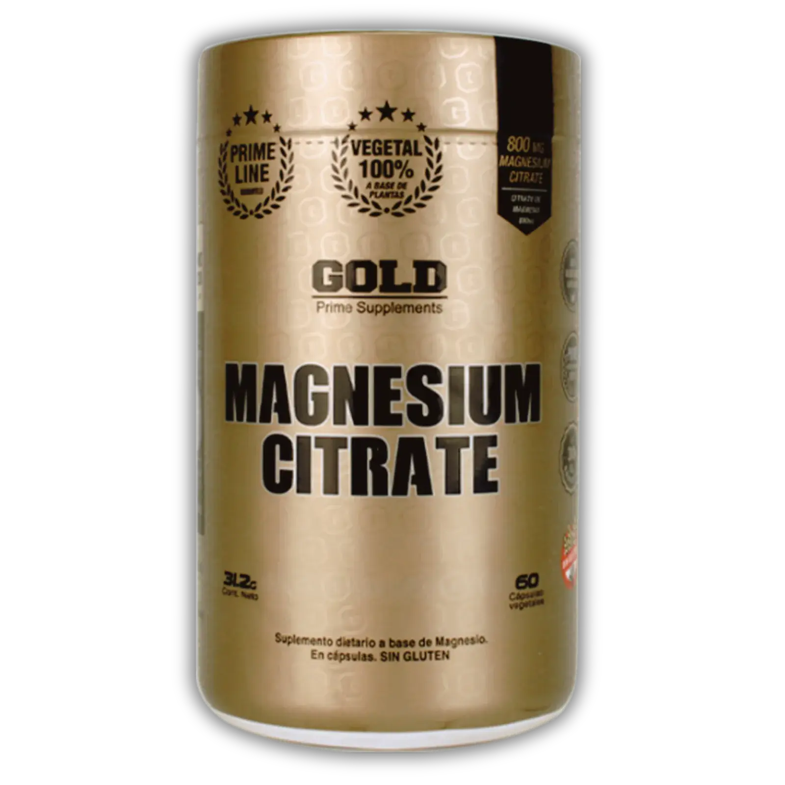 Gold Nutrition Magnesio Citrate 60 cápsulas — imagen 1
