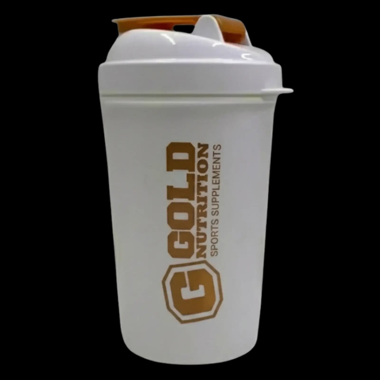 Gold Nutrition Shaker Blanco vaso batidor con antigrumos 600 cc — imagen 1