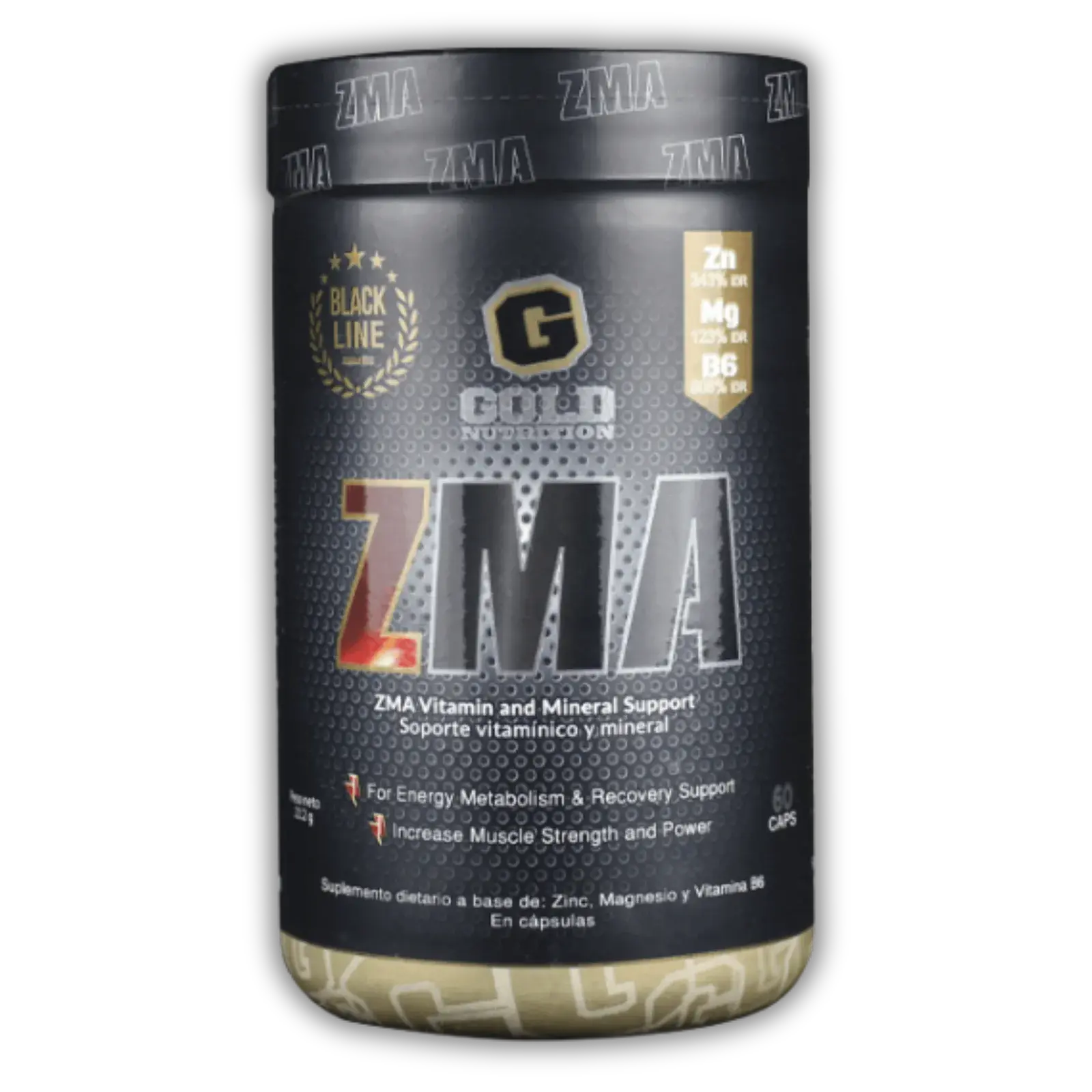 Gold Nutrition ZMA 60 cápsulas — imagen 1