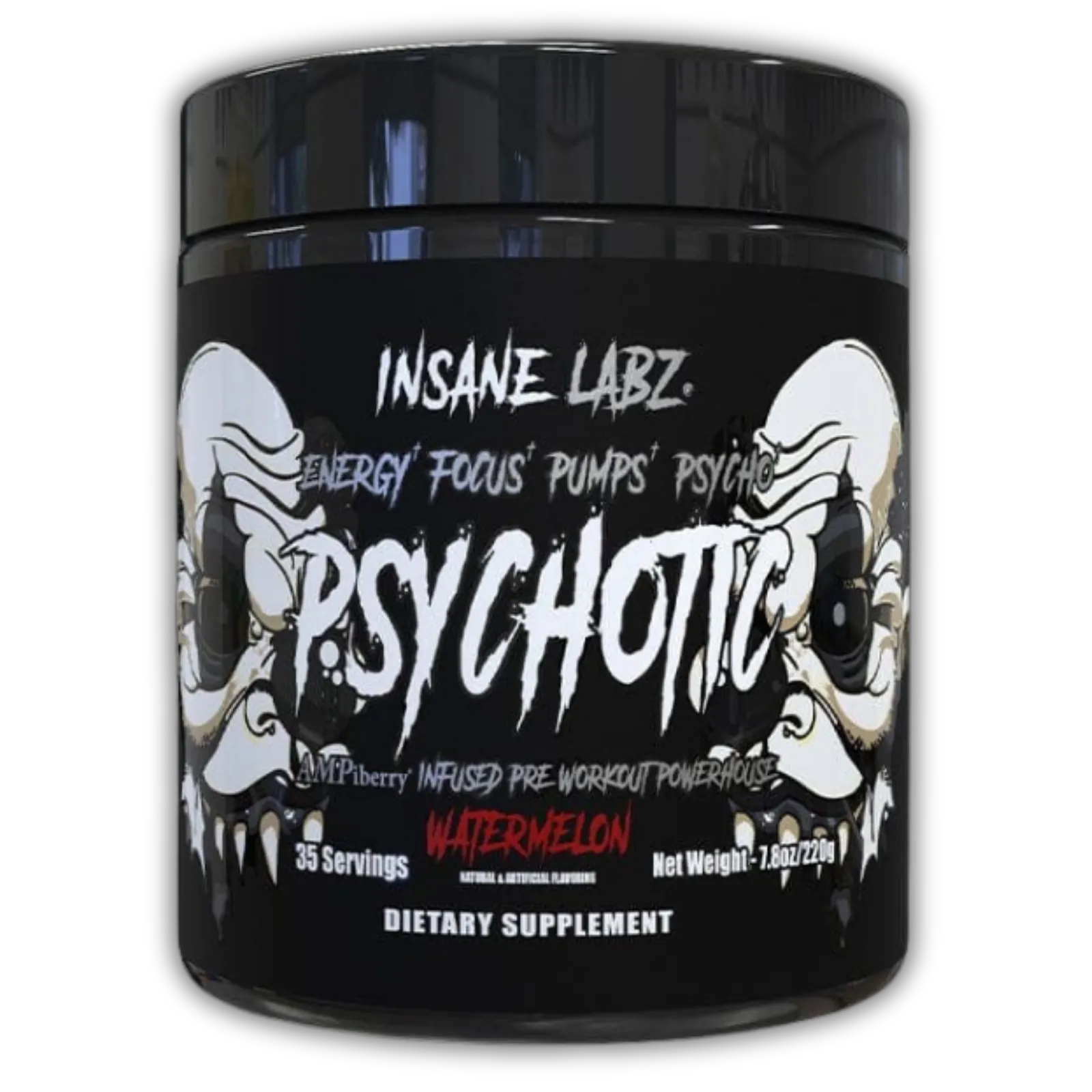 Insane Labz Psychotic Black Pre Workout 35 servicios — imagen 1