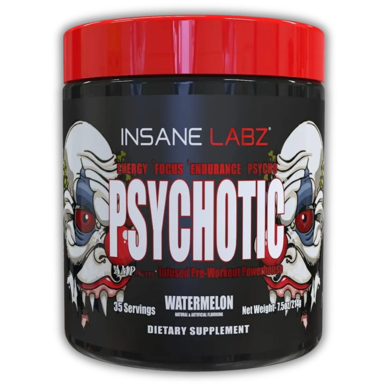 Insane Labz Psychotic Red Pre Workout 35 servicios — imagen 1