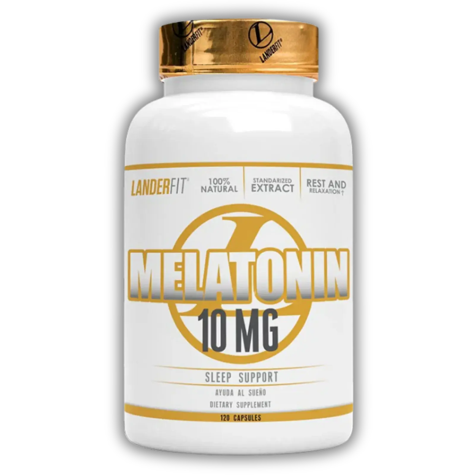 Landerfit Melatonin 10mg – 120 servicios — imagen 1