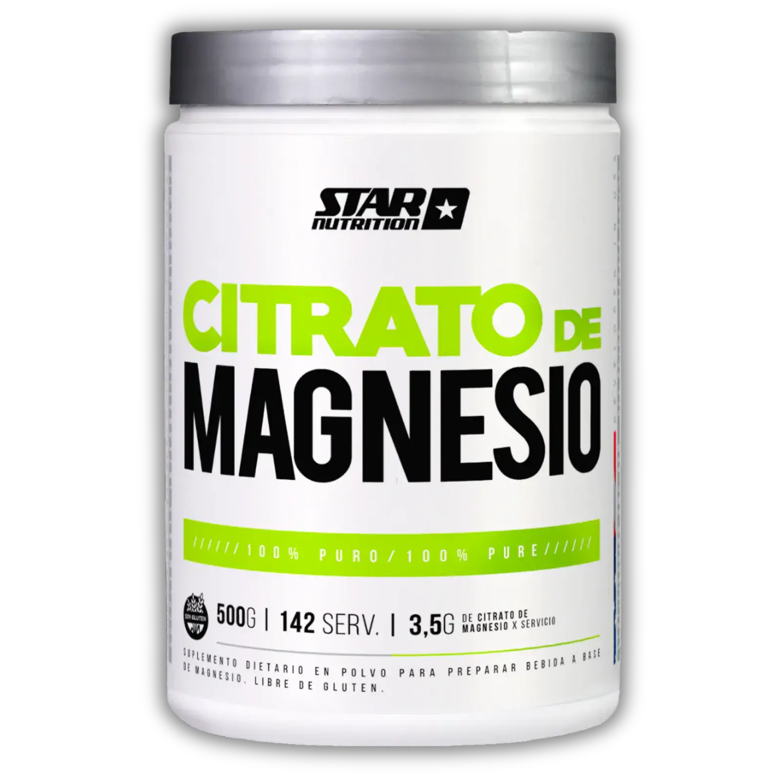 Star Nutrition Citrato Magnesio Polvo 500g — imagen 1