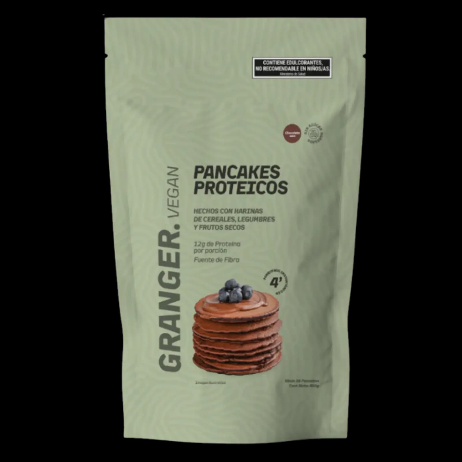 Granger Pancakes Proteicos Vegan Chocolate 400g — imagen 1